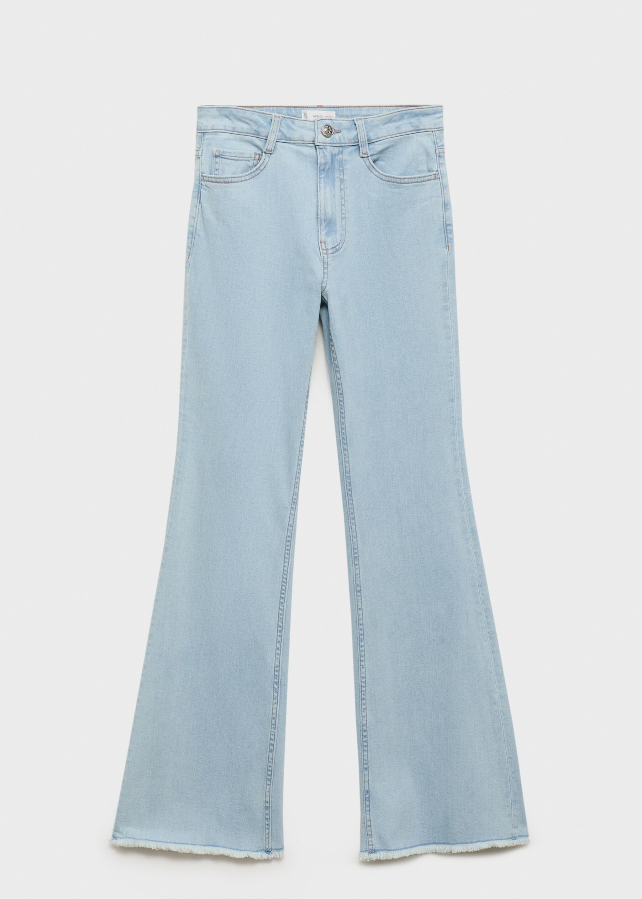 Frayed low-rise skinny jeans - Article without model, Light Blue. Ref: 87001067-00.