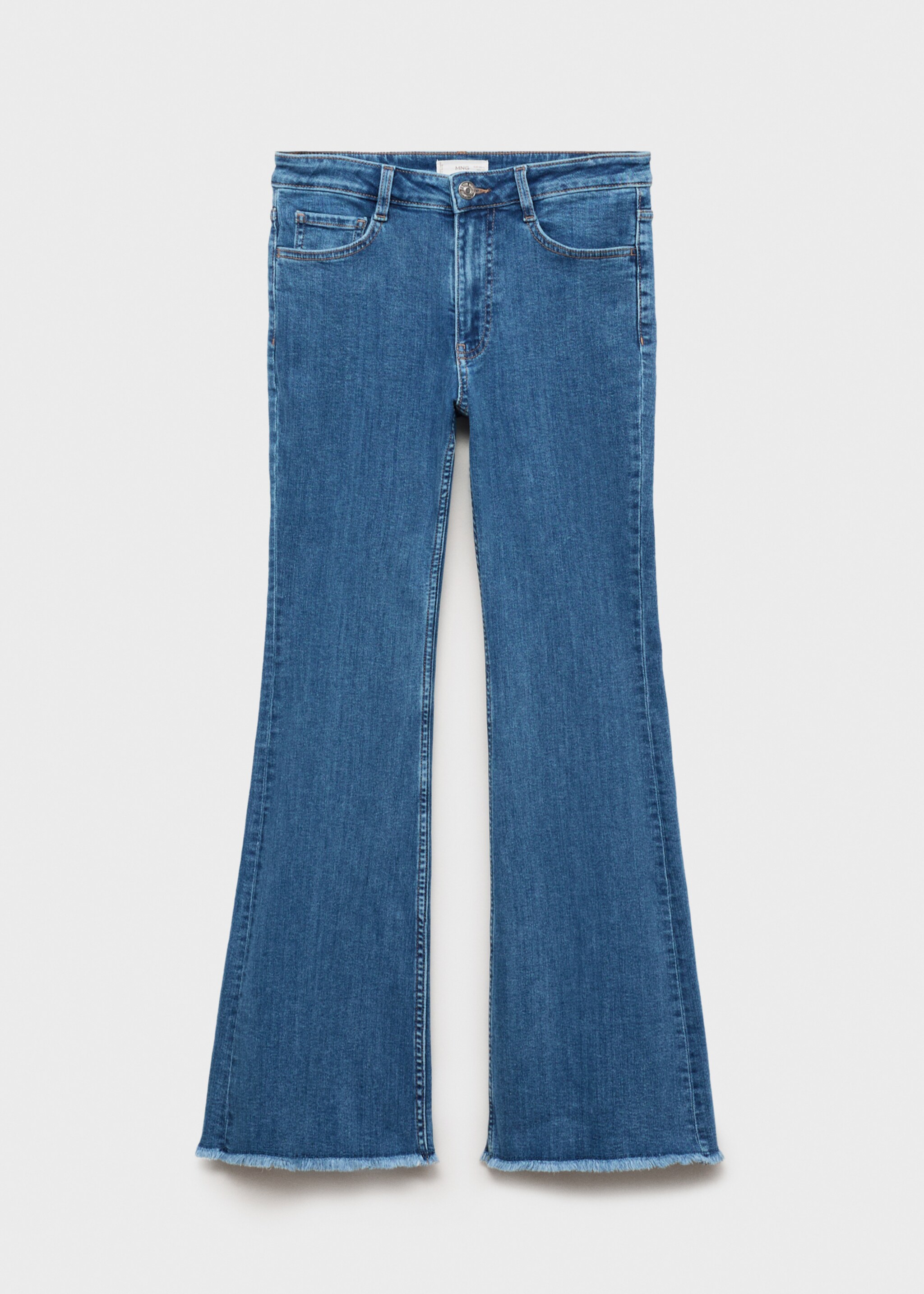 Frayed low-rise skinny jeans - Article without model