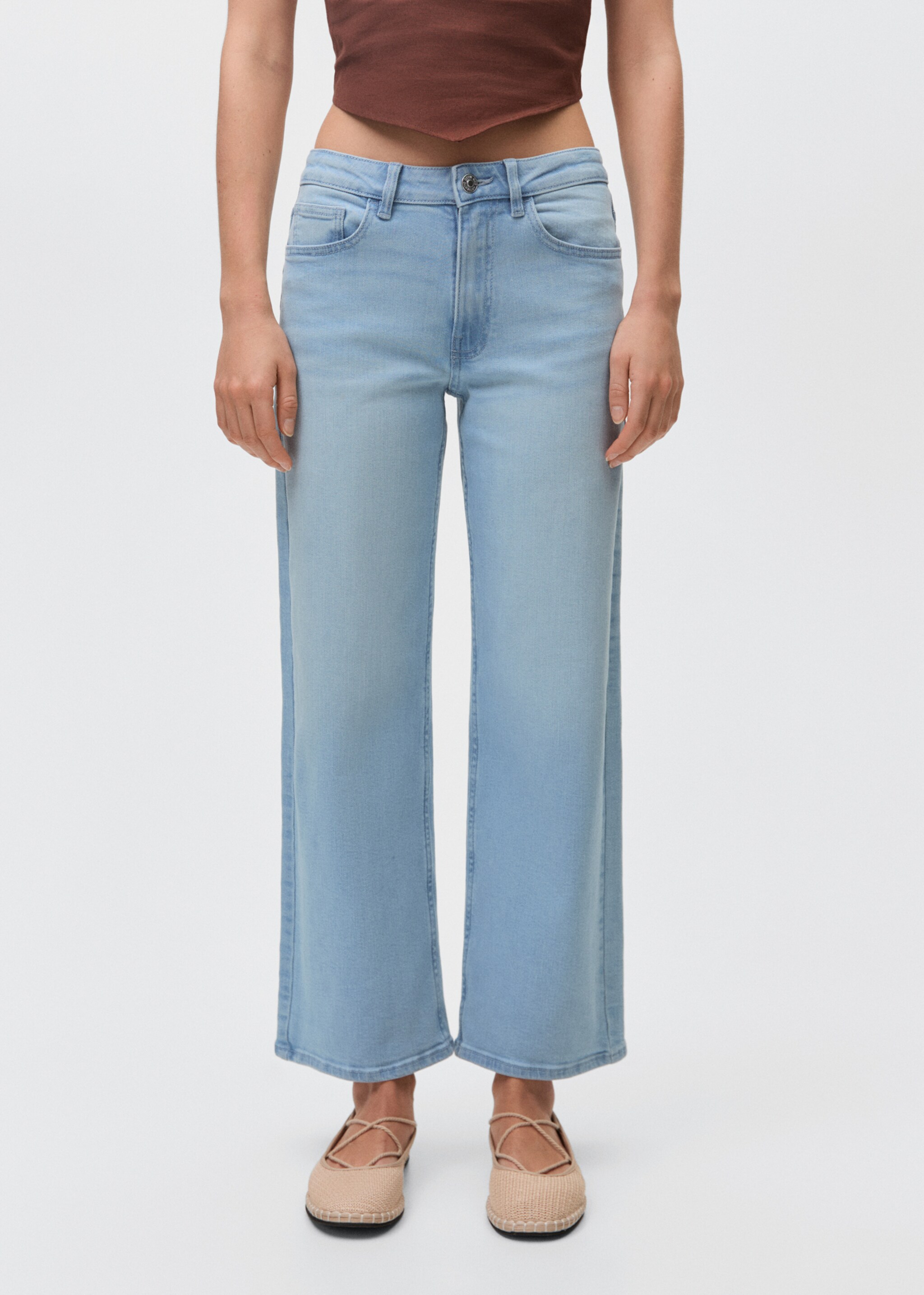 Jeans culotte - Plano medio