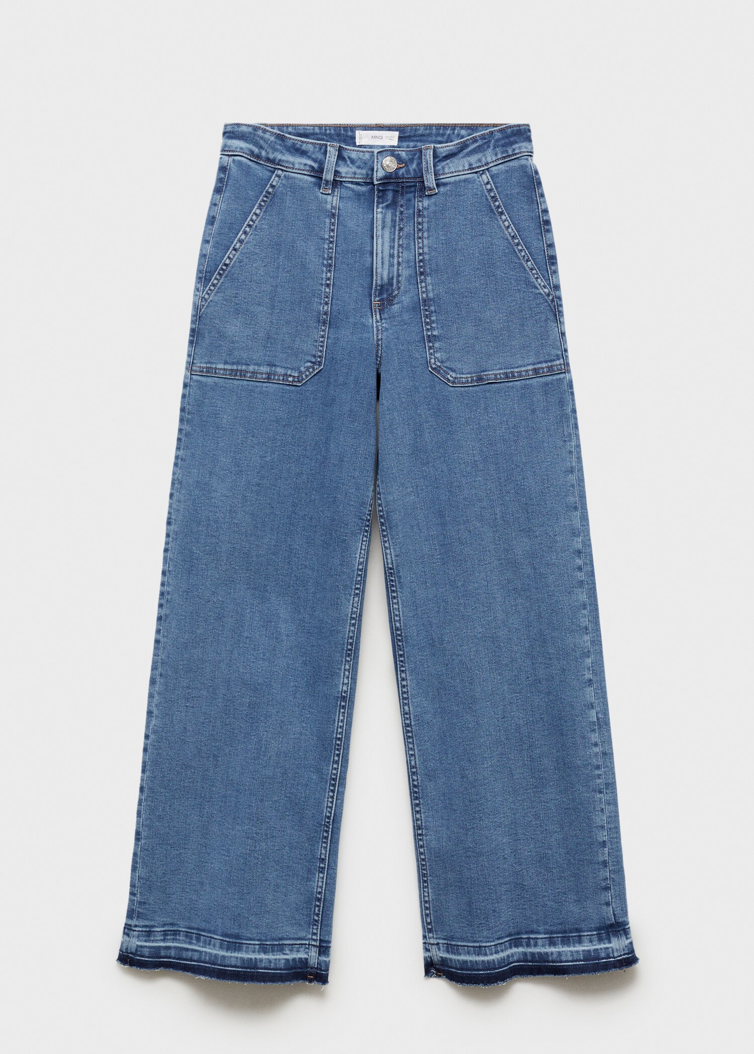 Jean style jupe-culotte poches - Article sans modèle