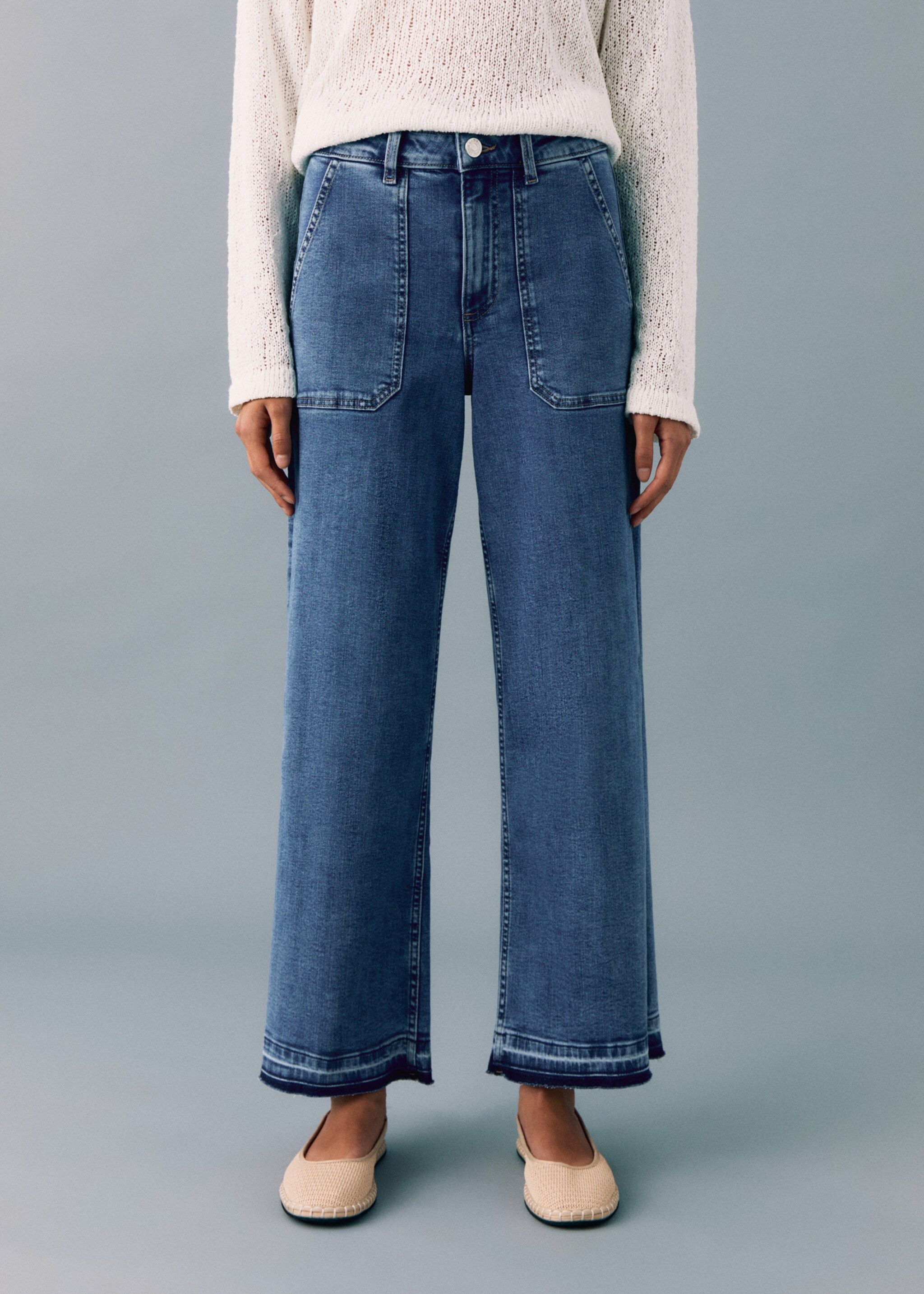 Jeans culotte bolsillos - Detalle del artículo 6