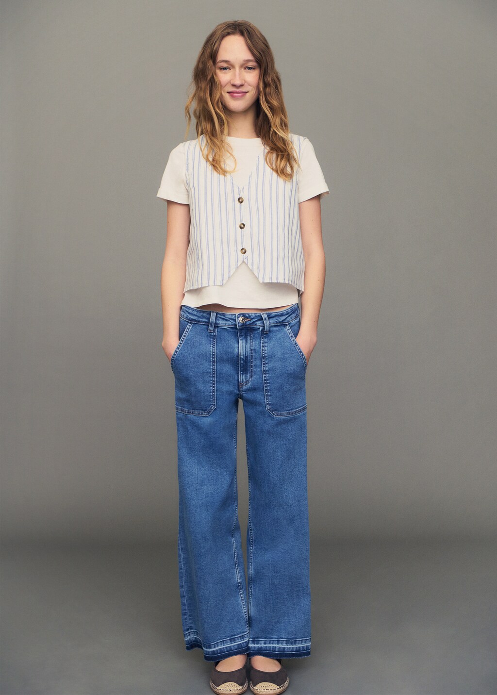 mango culotte jeans