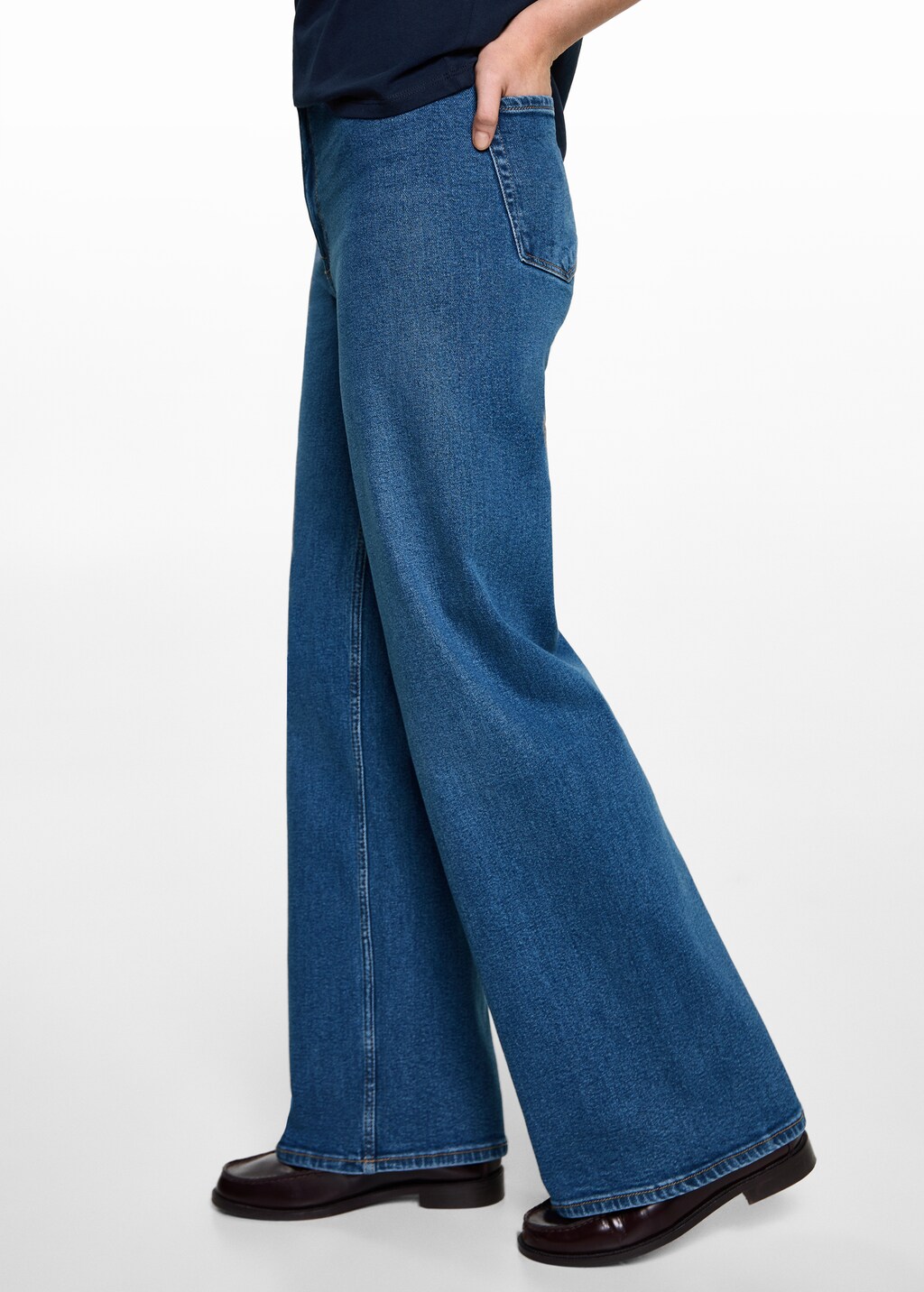 ★韓国人気★DELIGHT J★FIVE TRACK WIDE DENIM PANTS ☆韓国人気☆DELIGHT J☆FIVE TRACK WIDE DENIM PANTS