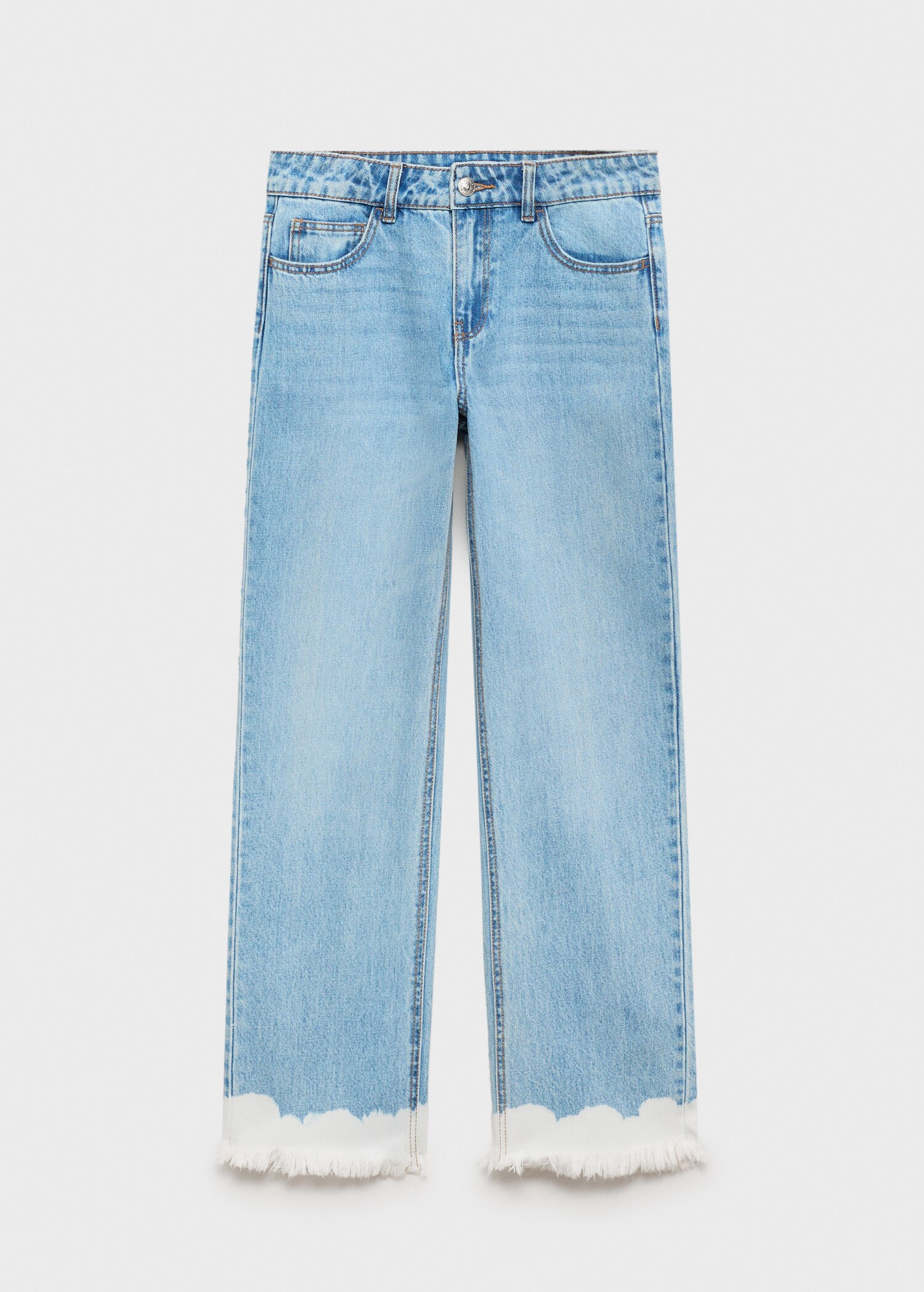 Tie-dye straight jeans - Article without model