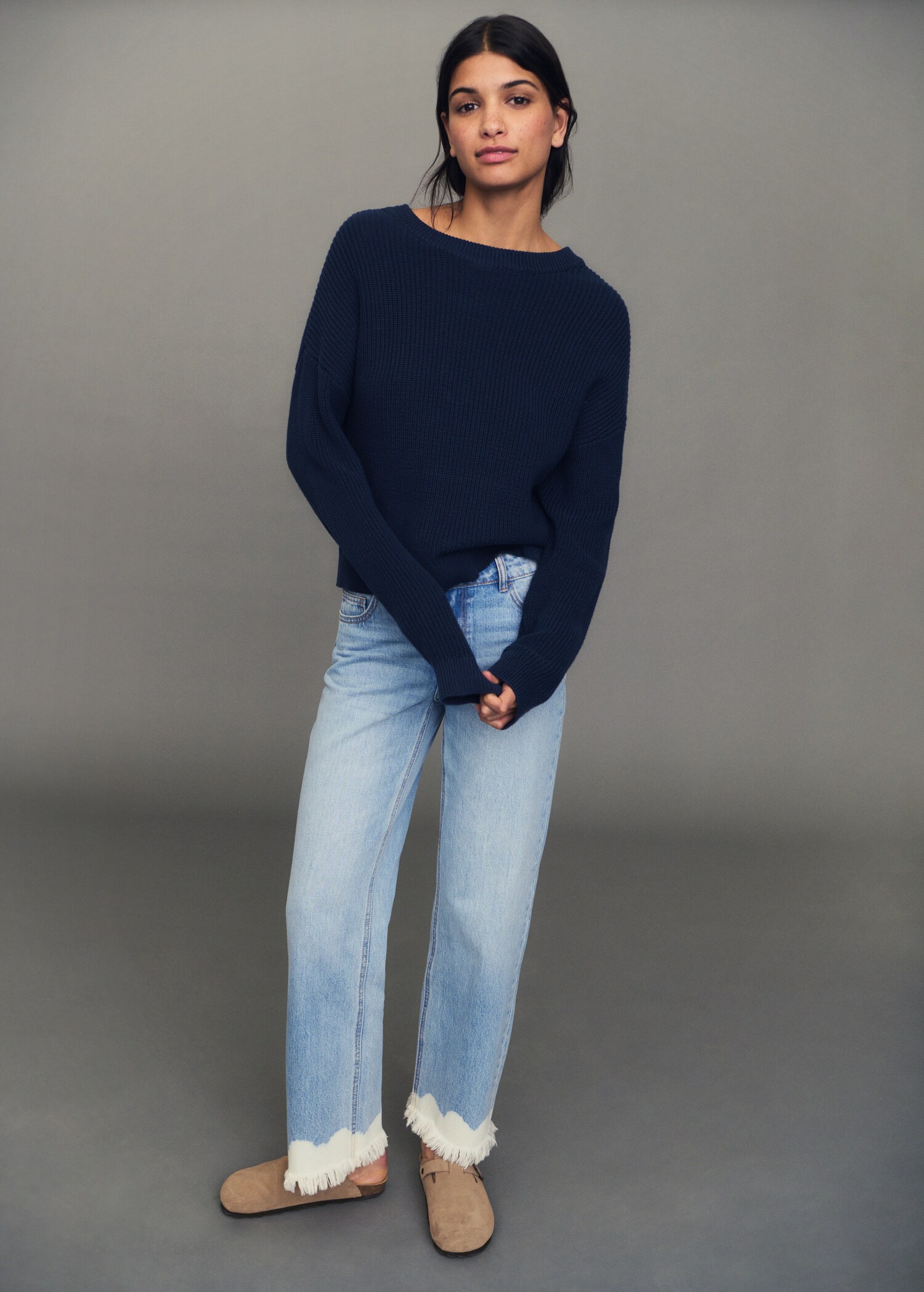 Tie-dye straight jeans - Details of the article 5
