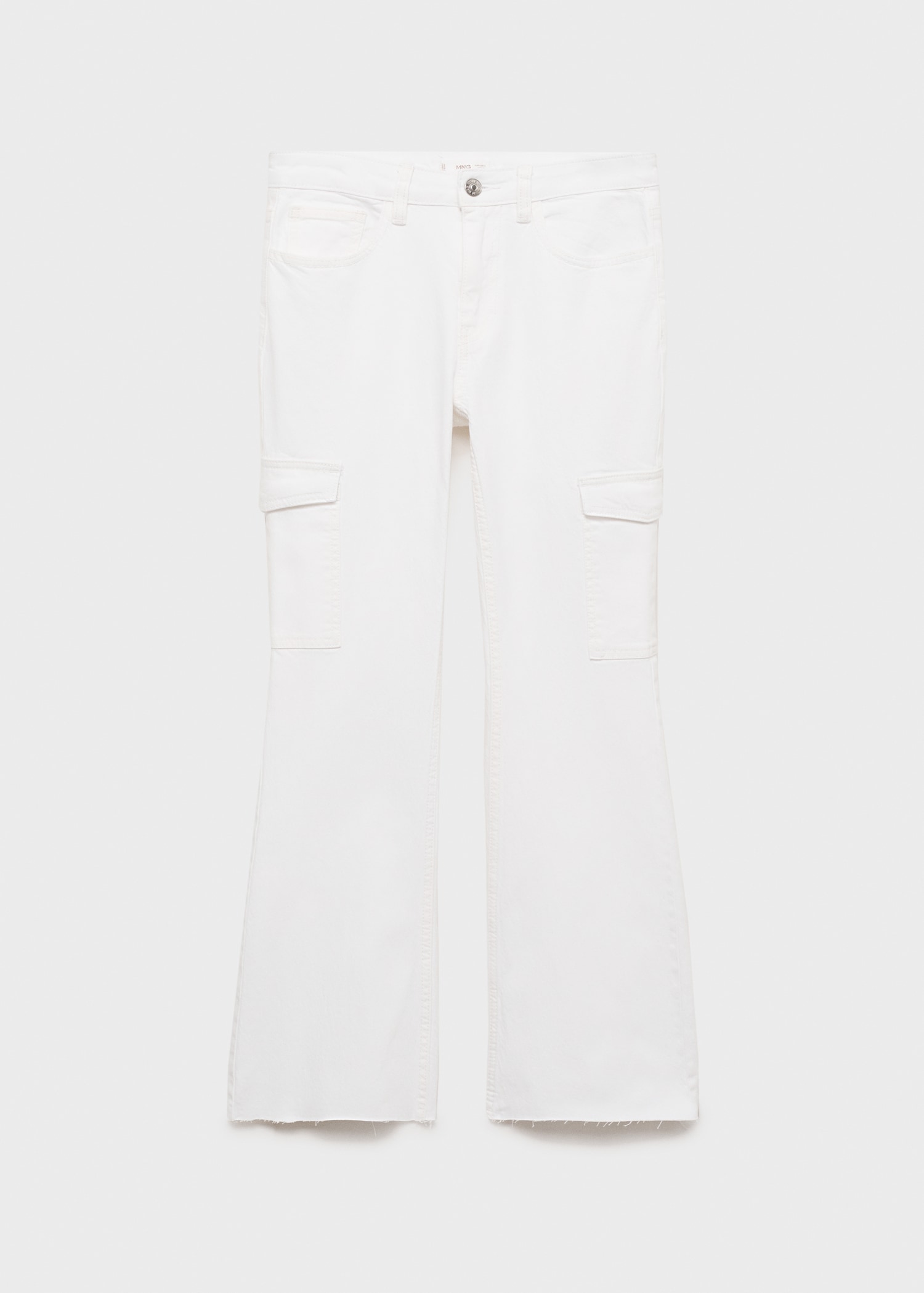 Cropped flared cargo jeans Teen MANGO United Kingdom