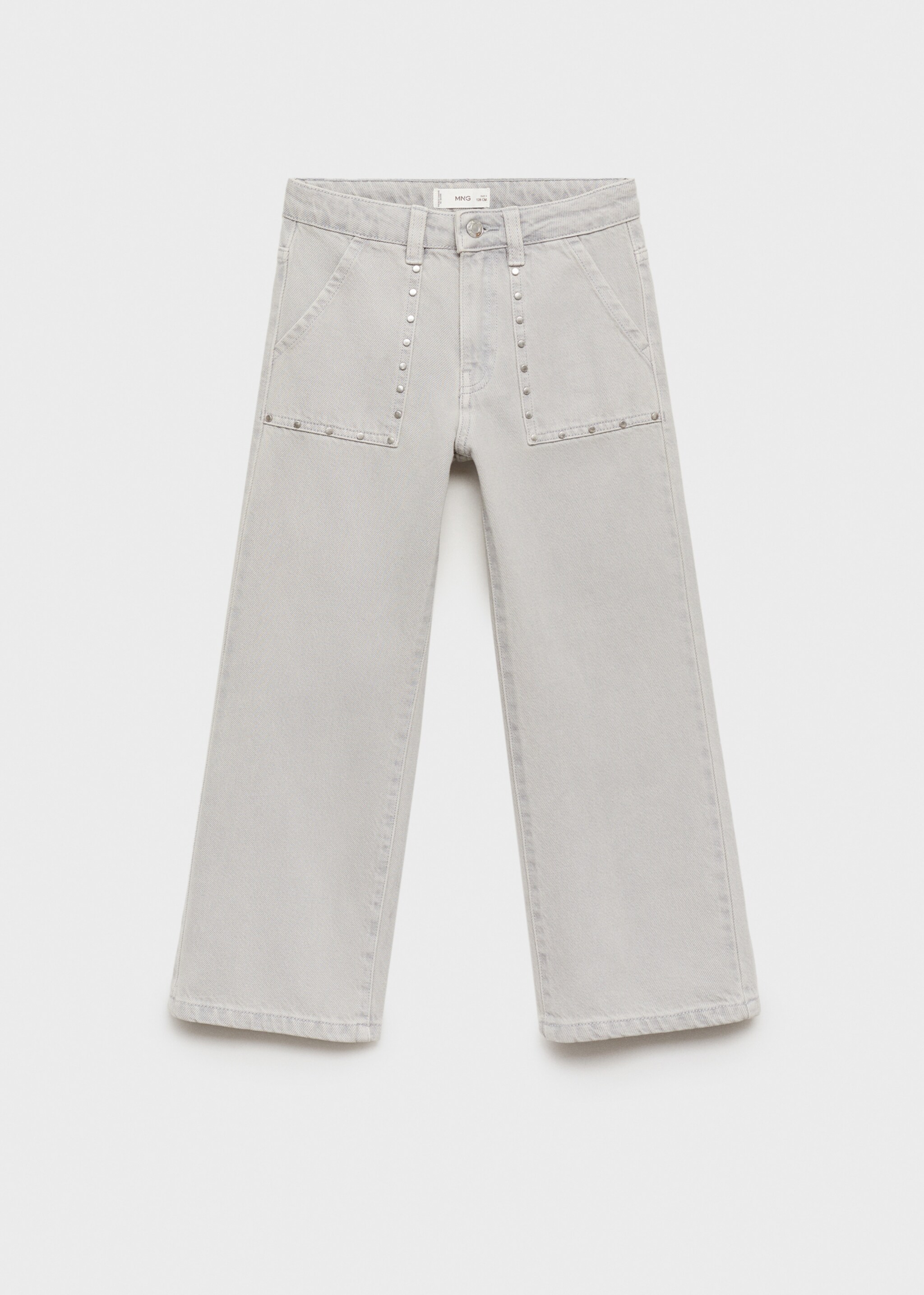 Straight-fit jeans with studs - Article without model