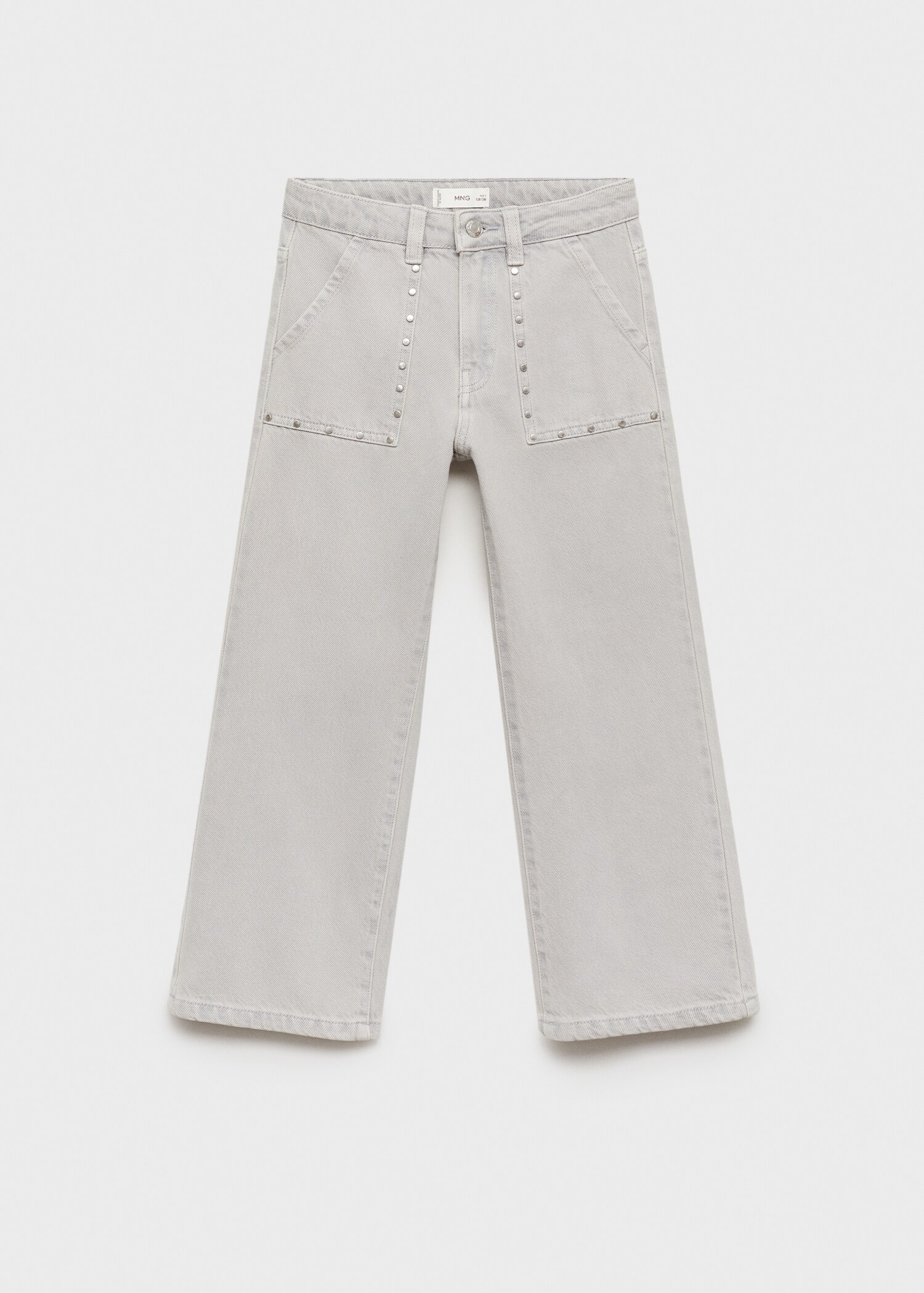 Straight-fit jeans with studs - Article without model