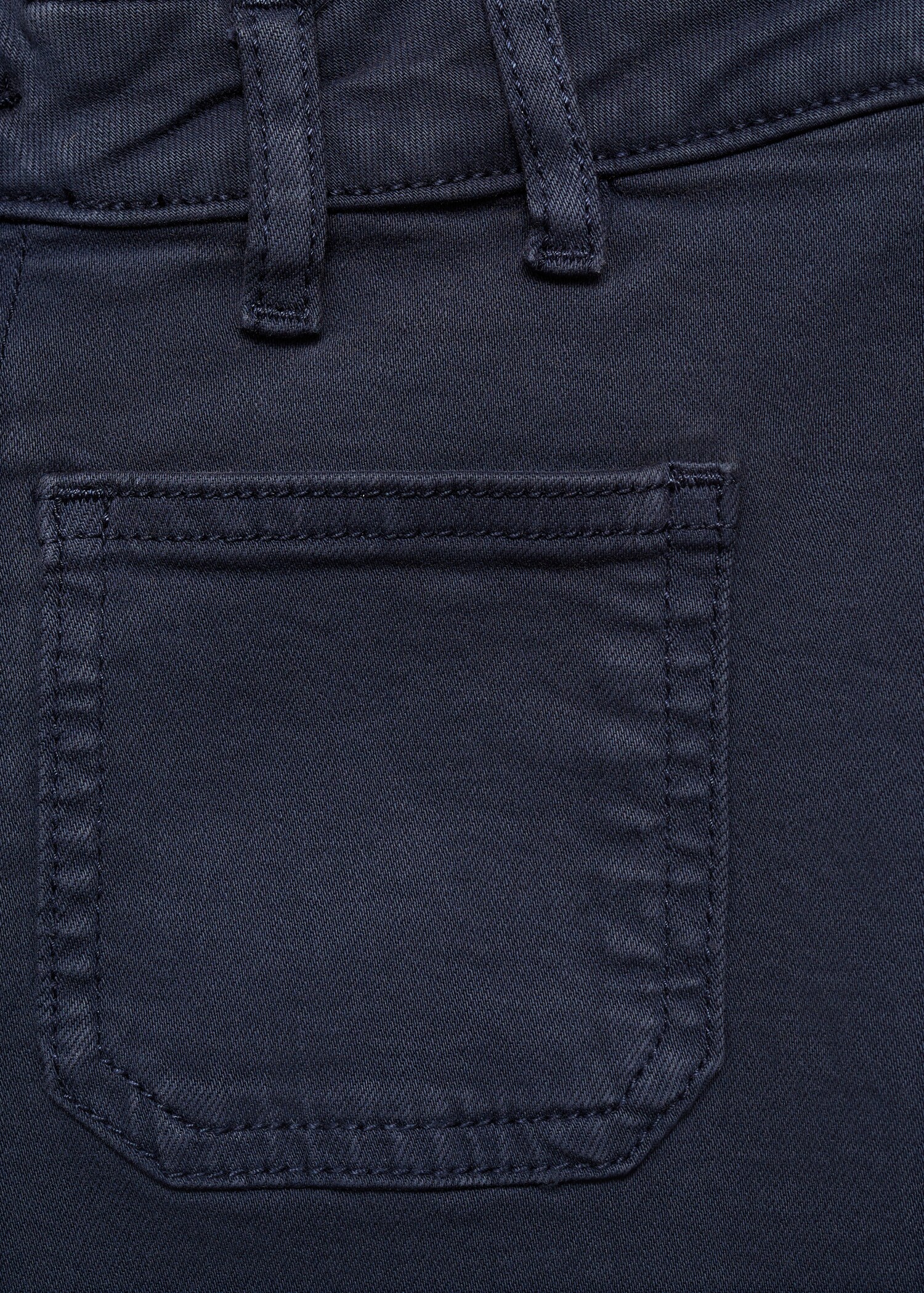 Straight-fit dark jeans - Details of the article 0