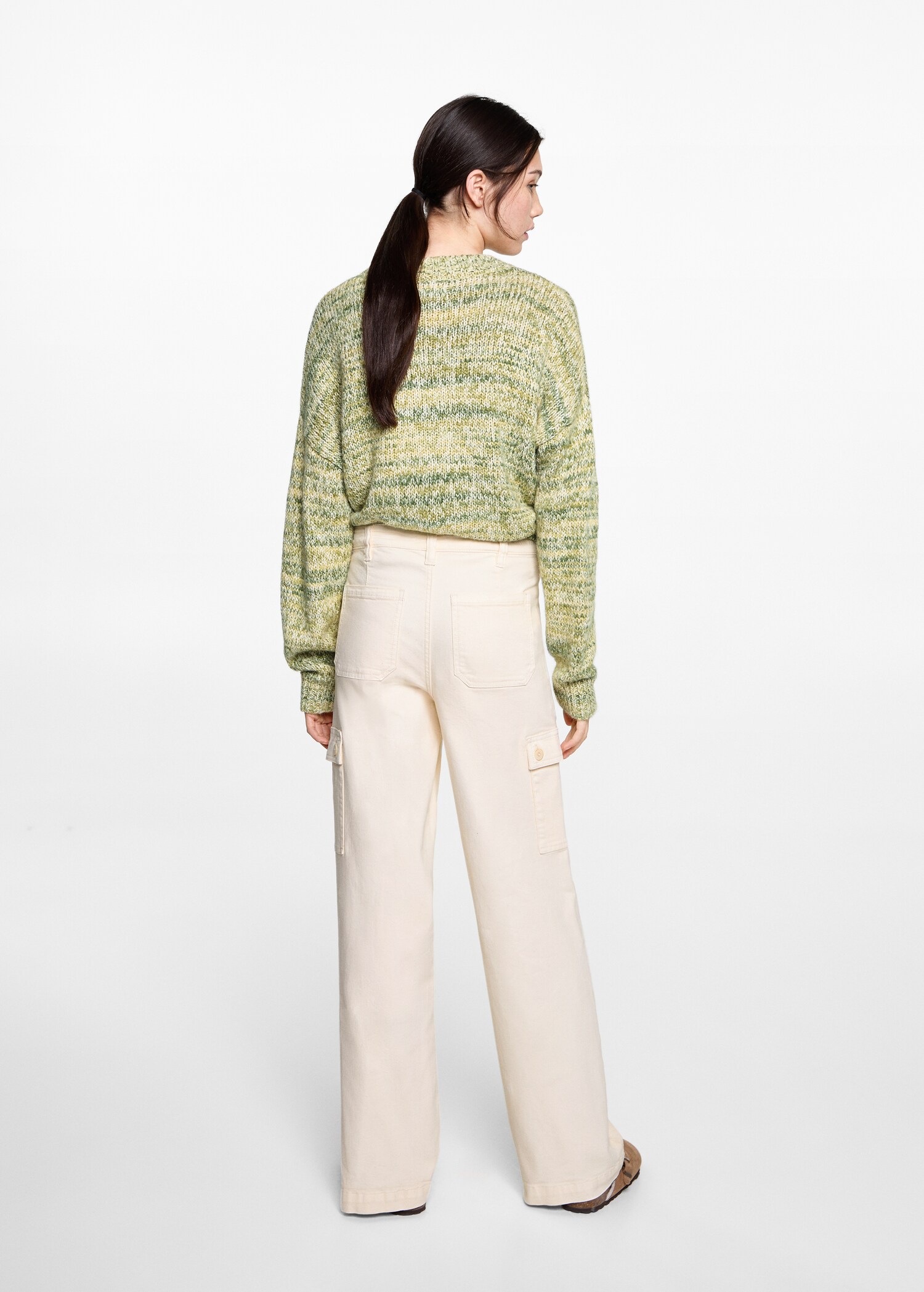 Jeans culotte bolsillos - Reverso del artículo