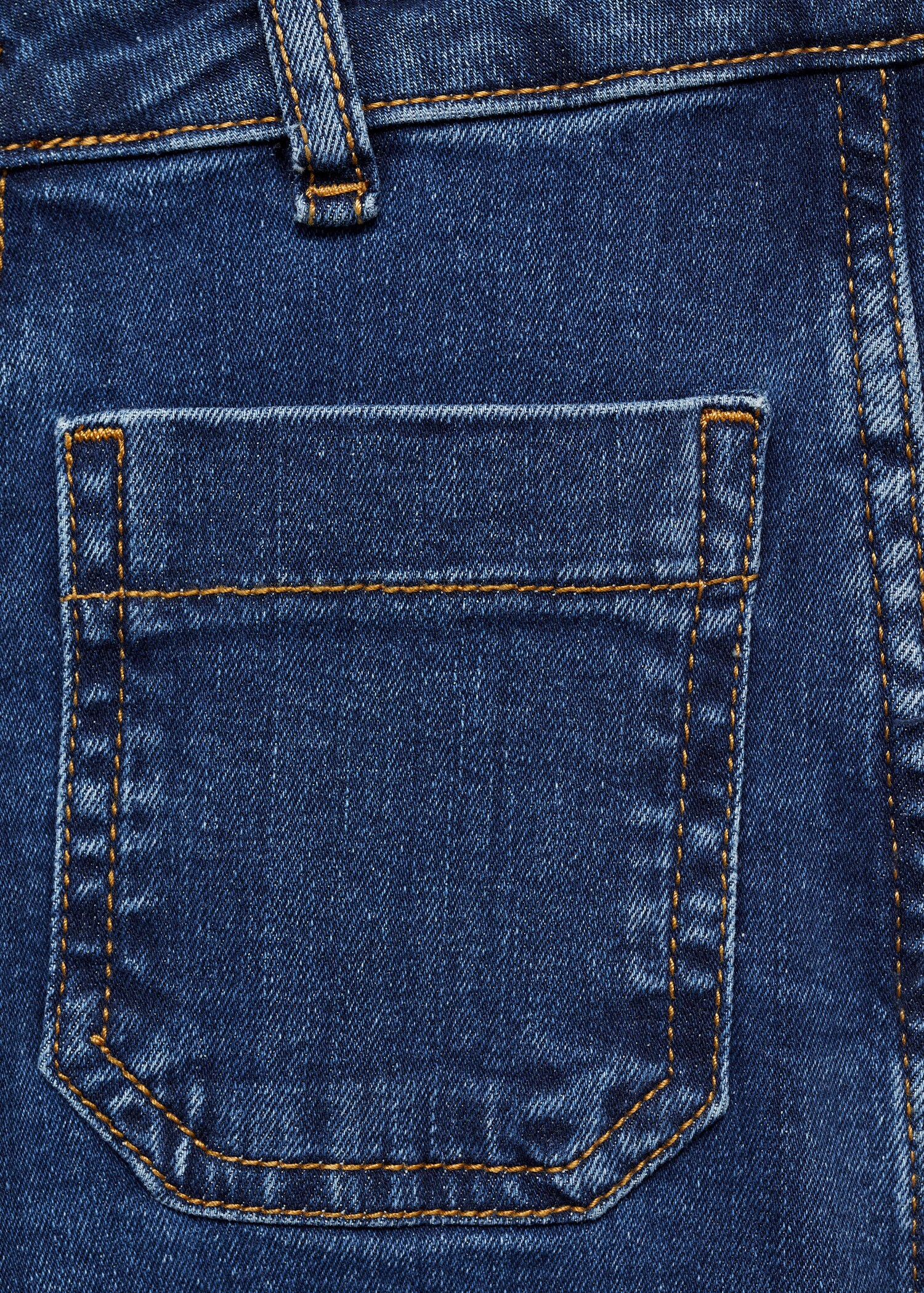 Wide-leg jeans with pockets - Details of the article 0