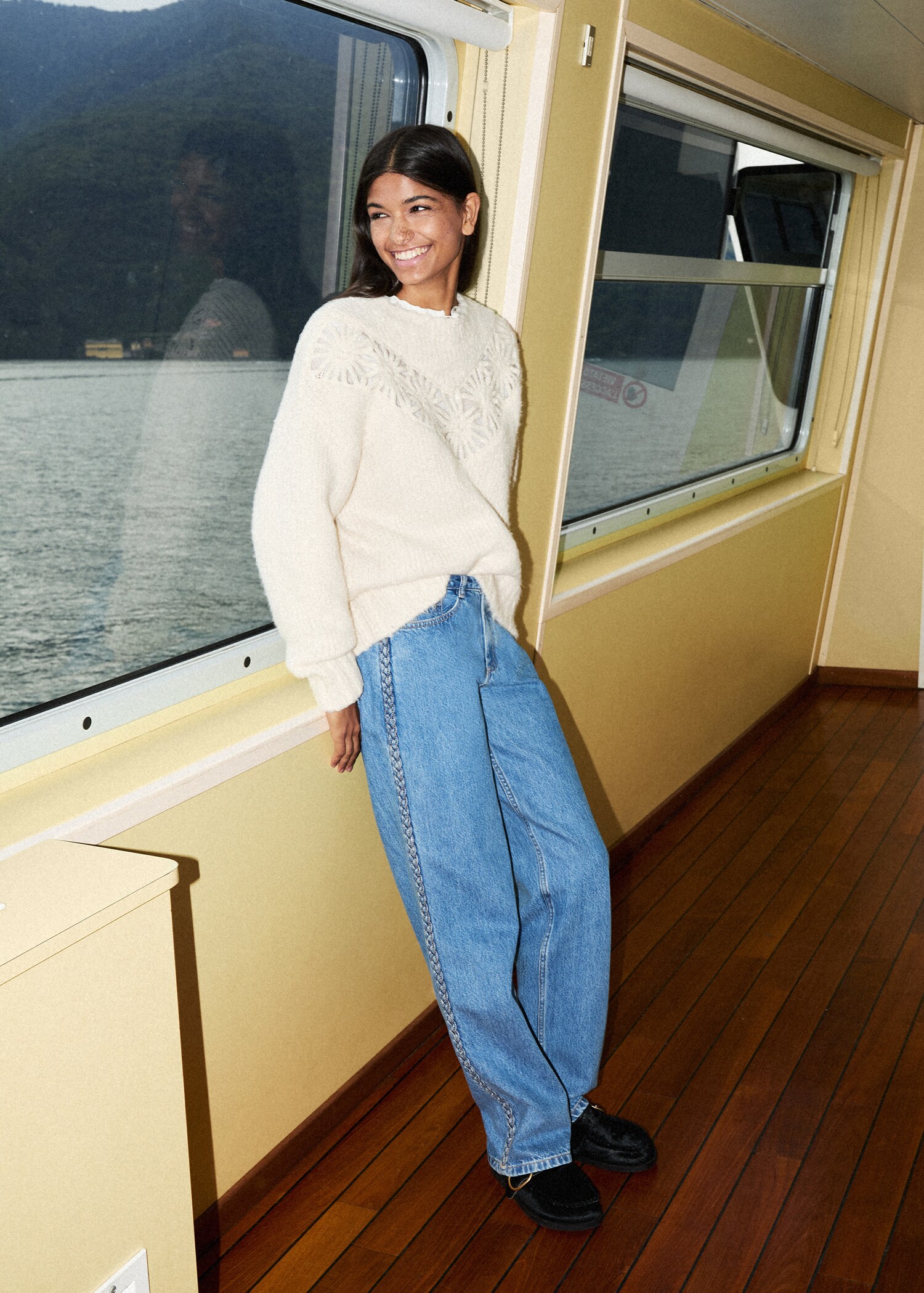 Jeans with braided sides - Details of the article 5