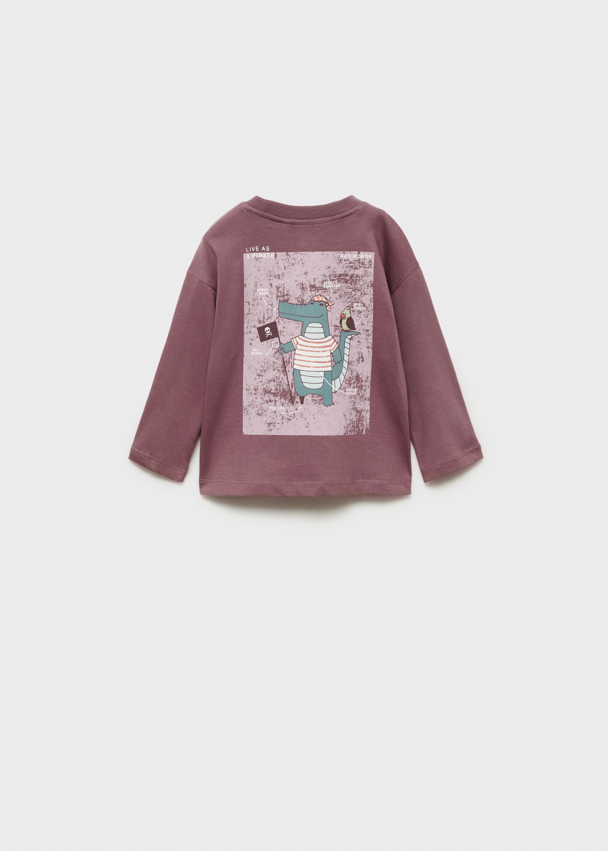 T-shirt coton message - Verso de l’article