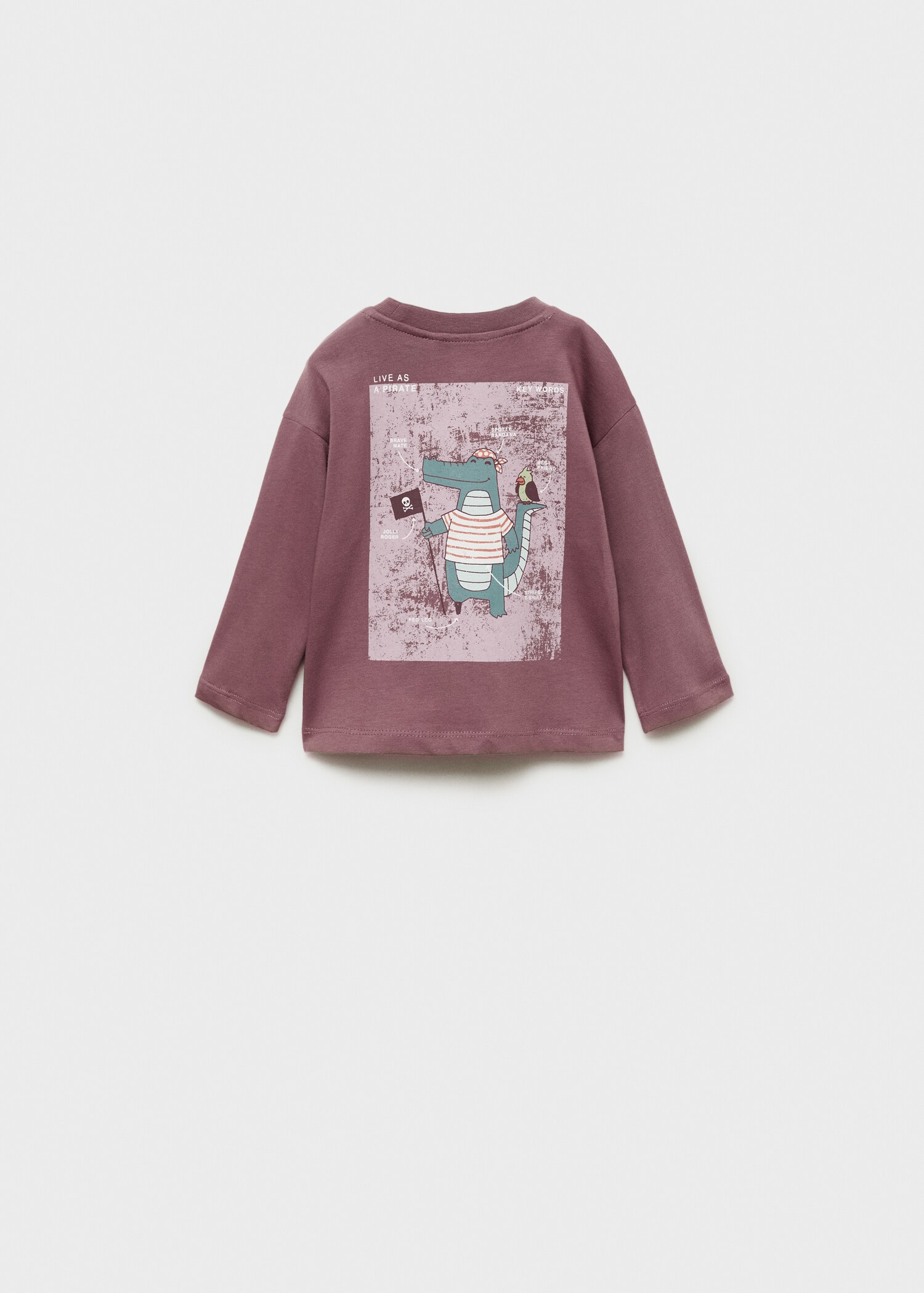 T-shirt coton message - Verso de l’article