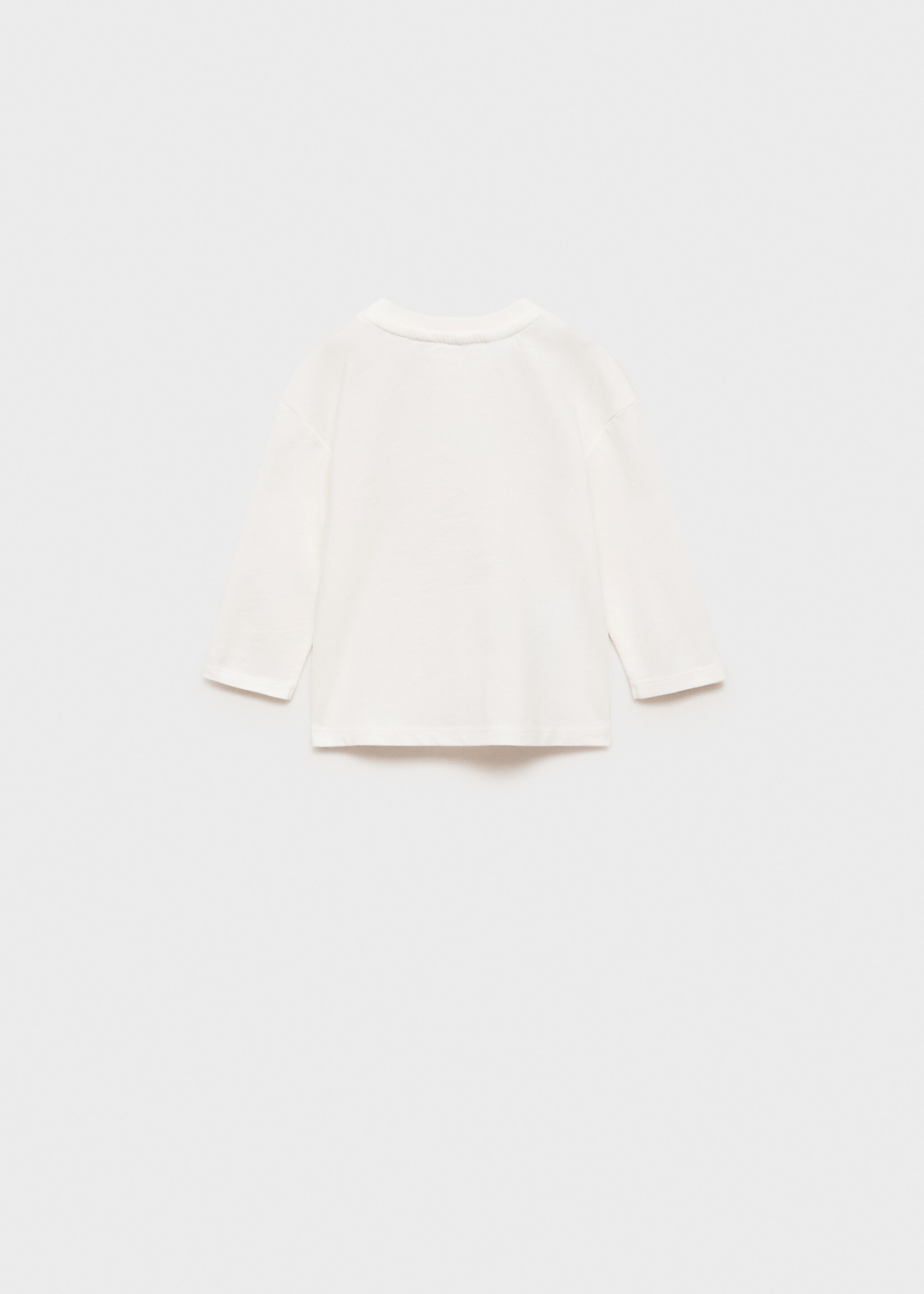 T-shirt manches longues imprimé - Verso de l’article