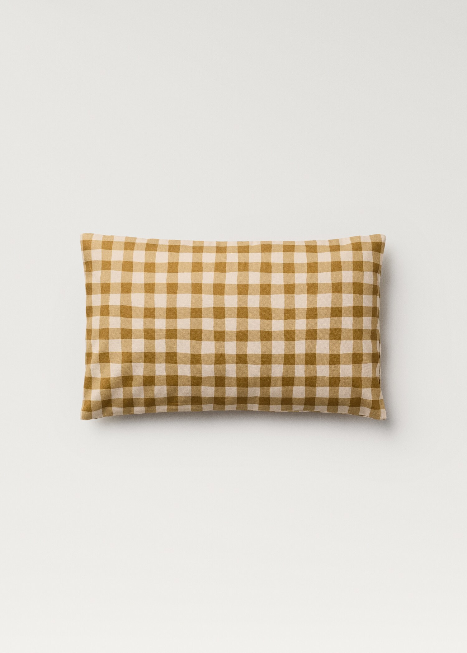 Cotton gingham check cushion cover 30x50 cm - Article without model