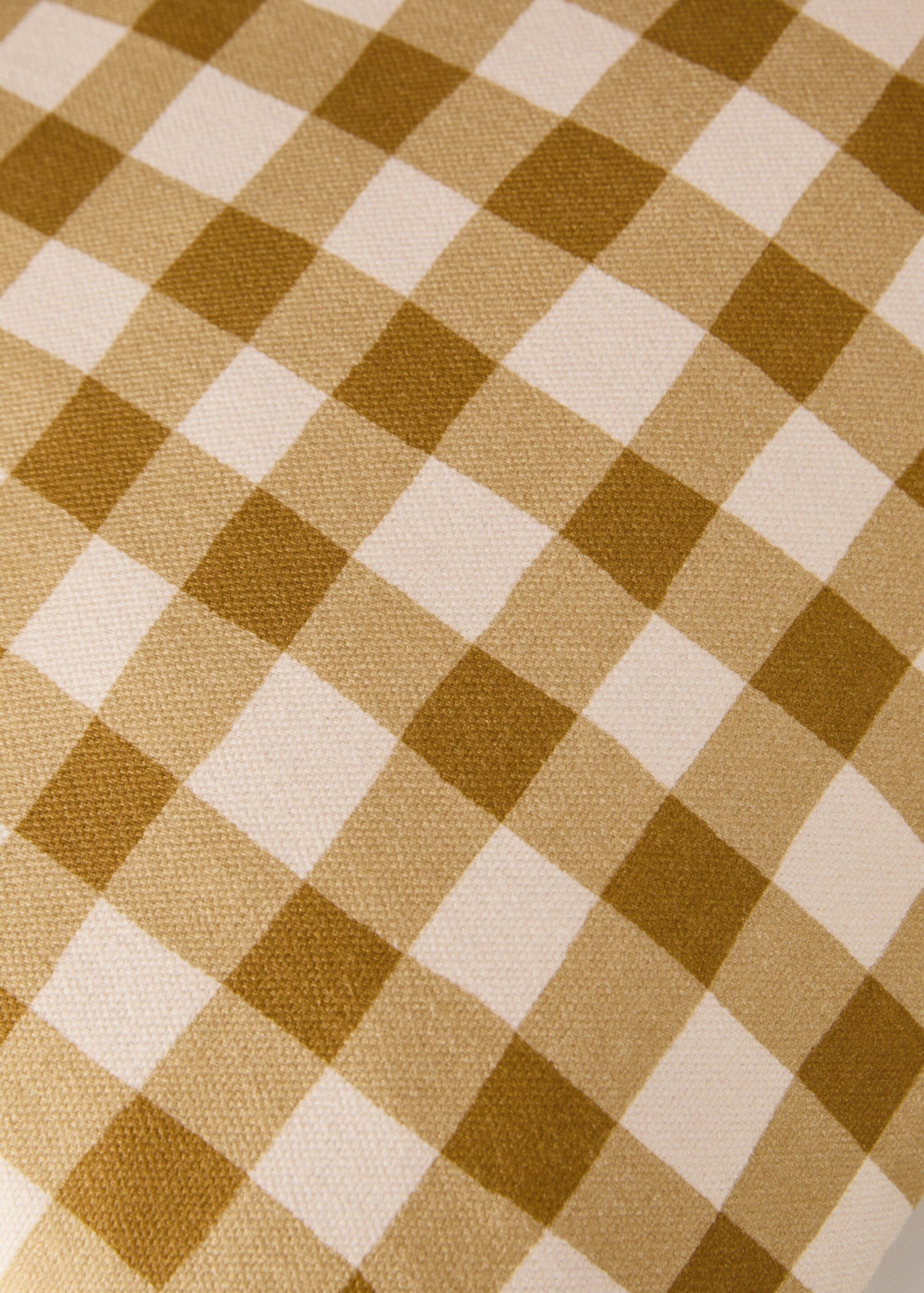 Housse de coussin coton imprimé vichy 30x50 cm - Détail de l'article 3