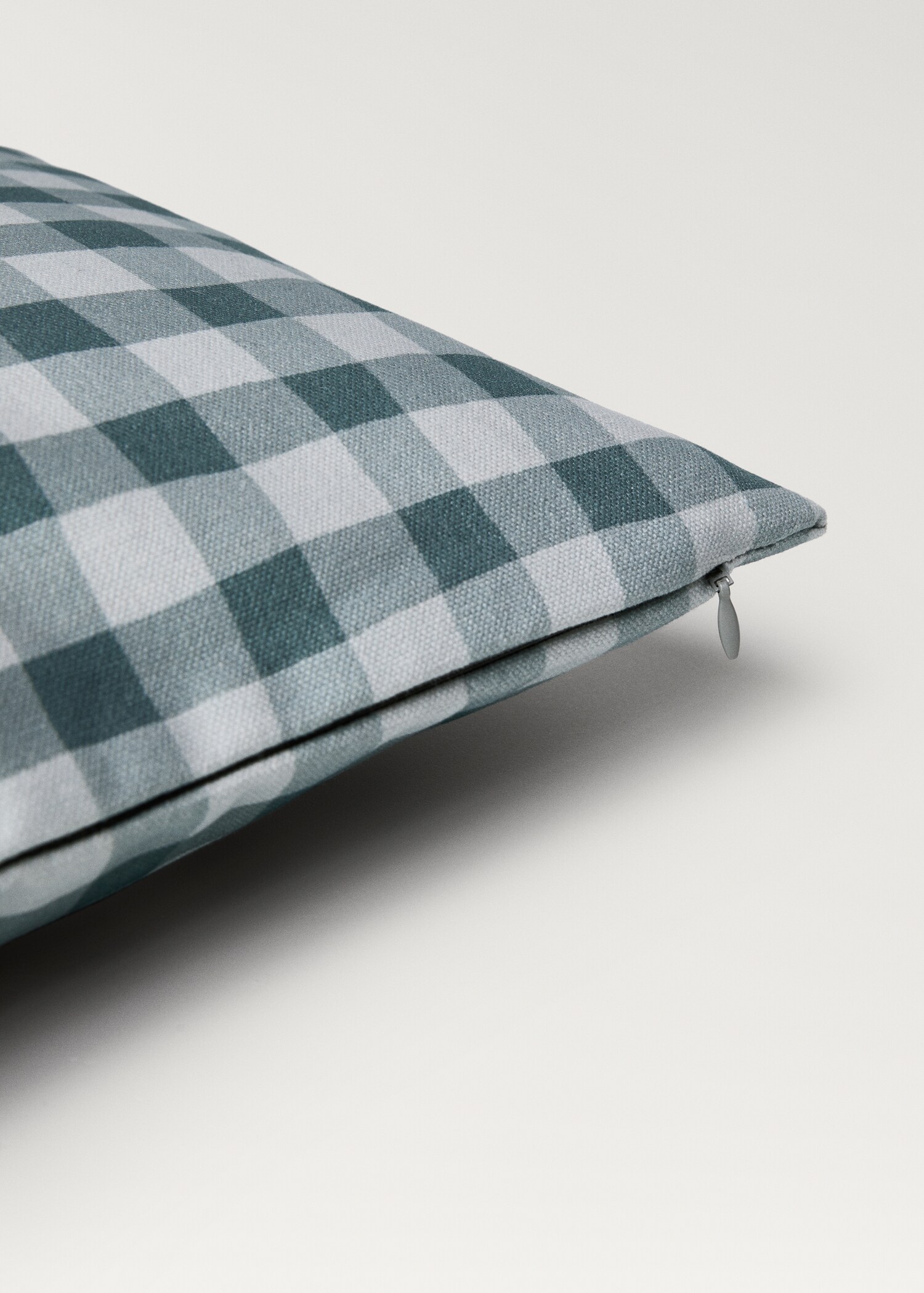 Funda cojín algodón estampado vichy 30x50 cm - Detalle del artículo 1