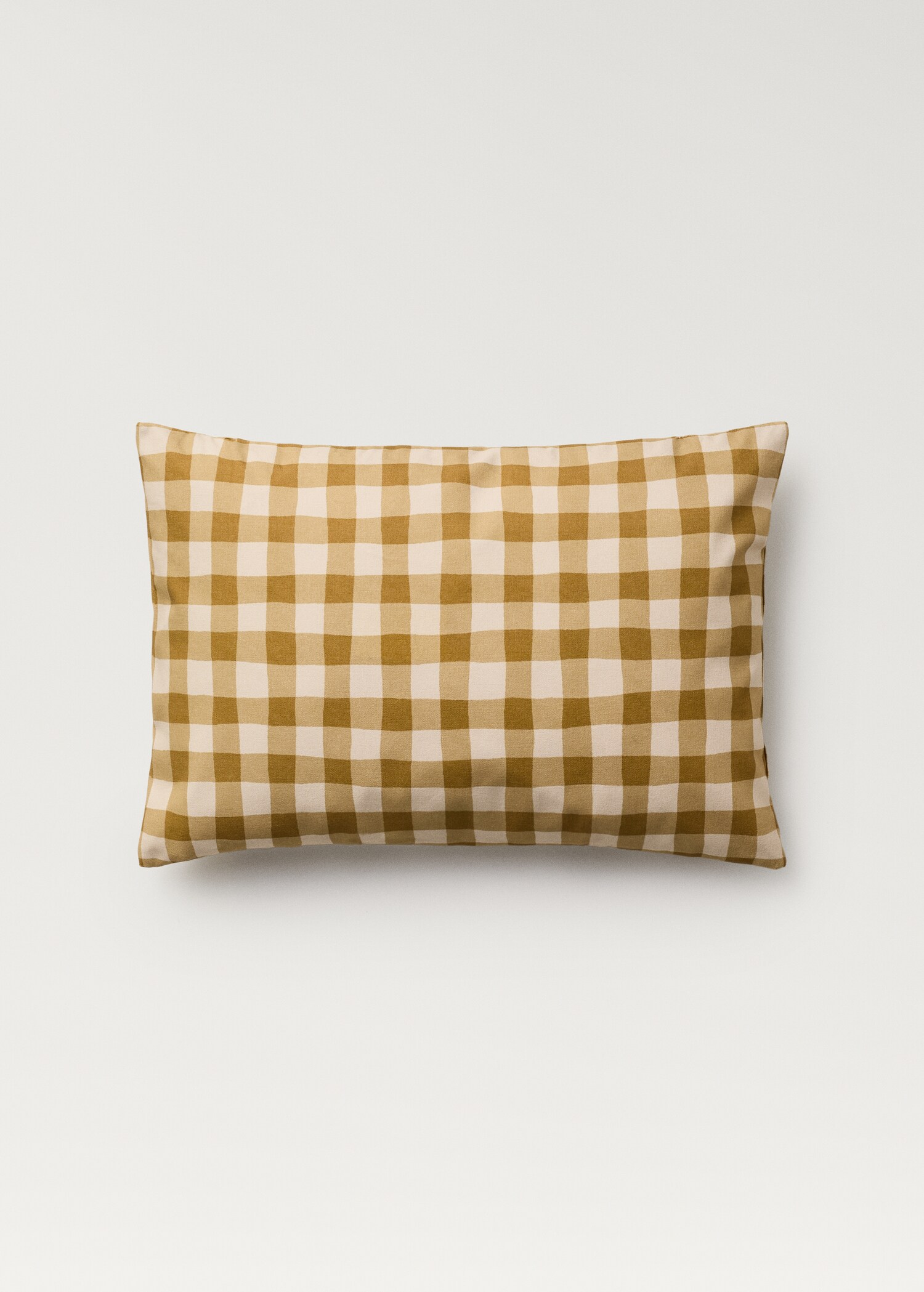 Cotton gingham check cushion cover 40x60 cm - Article without model