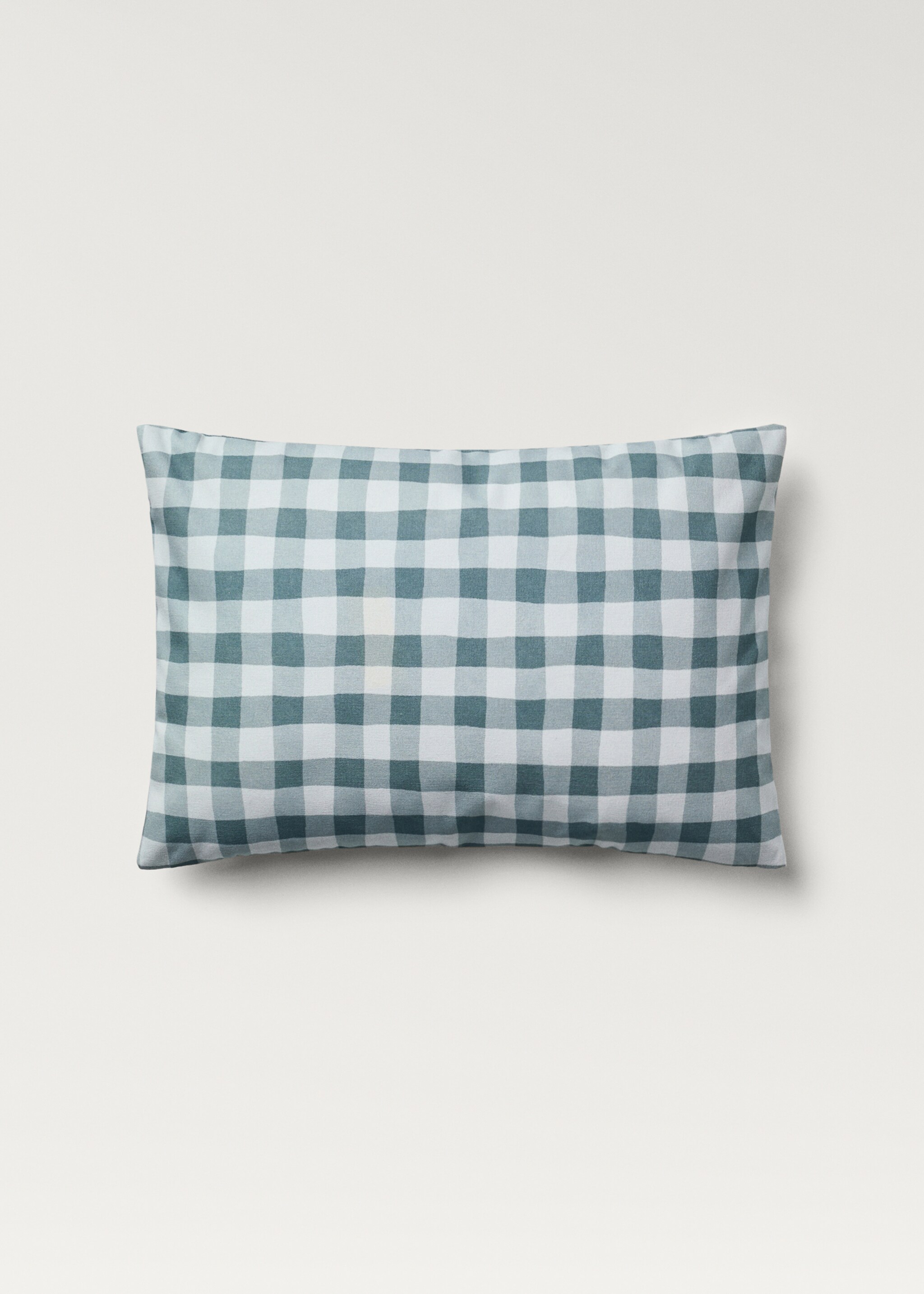 Cotton gingham check cushion cover 40x60 cm - Article without model