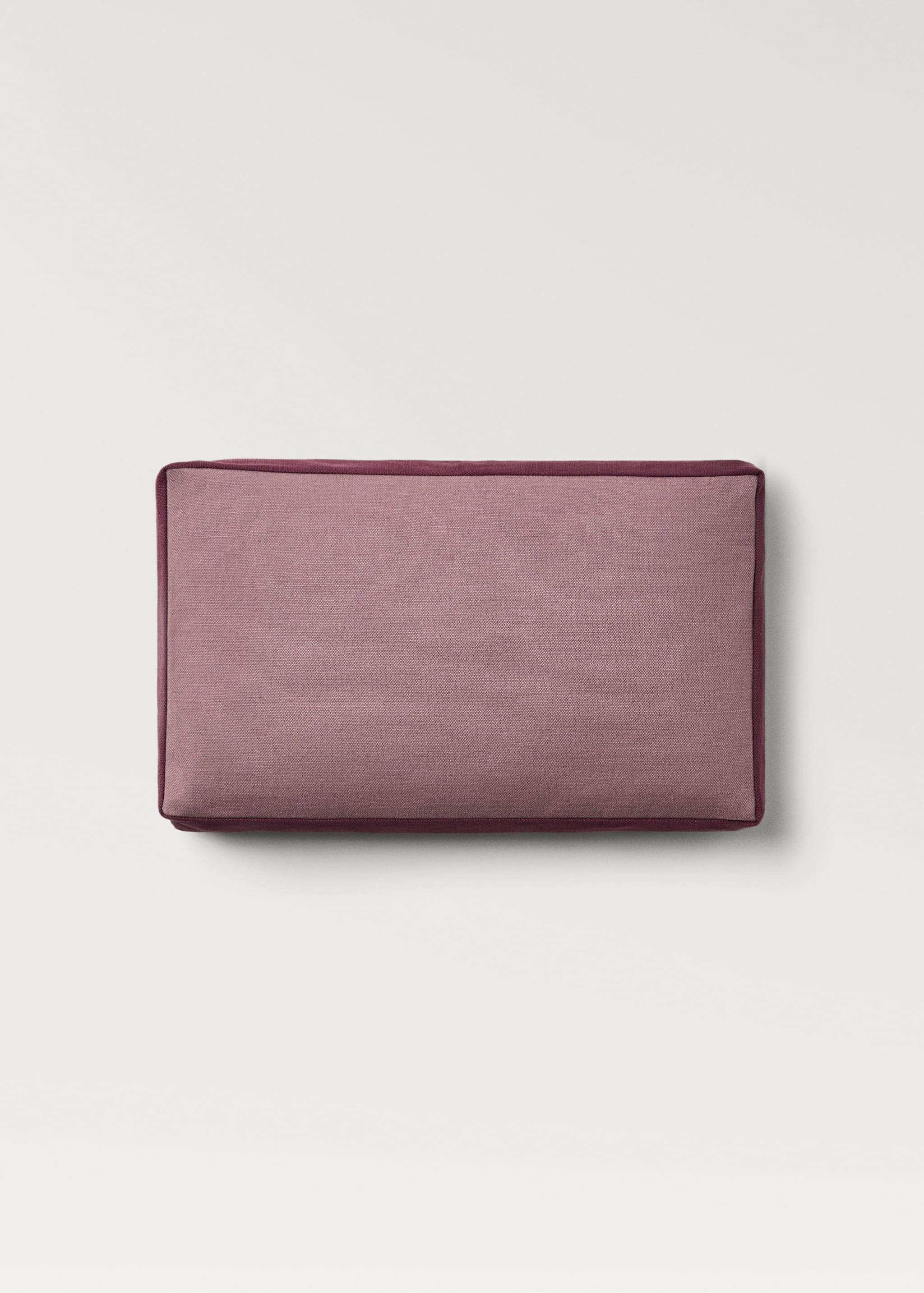 Linen two-tone box cushion cover 30x50 cm - Article without model
