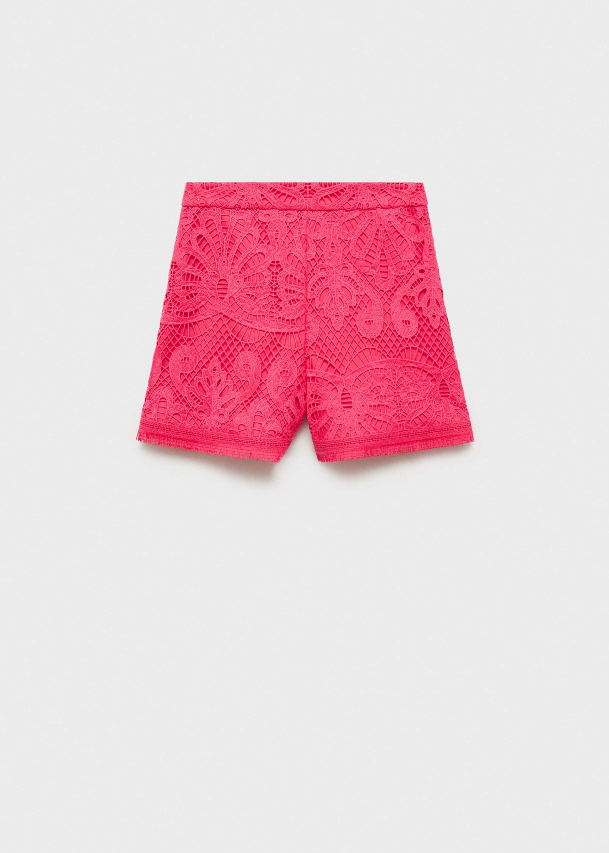 Virkade stickade shorts - Artikel utan modell
