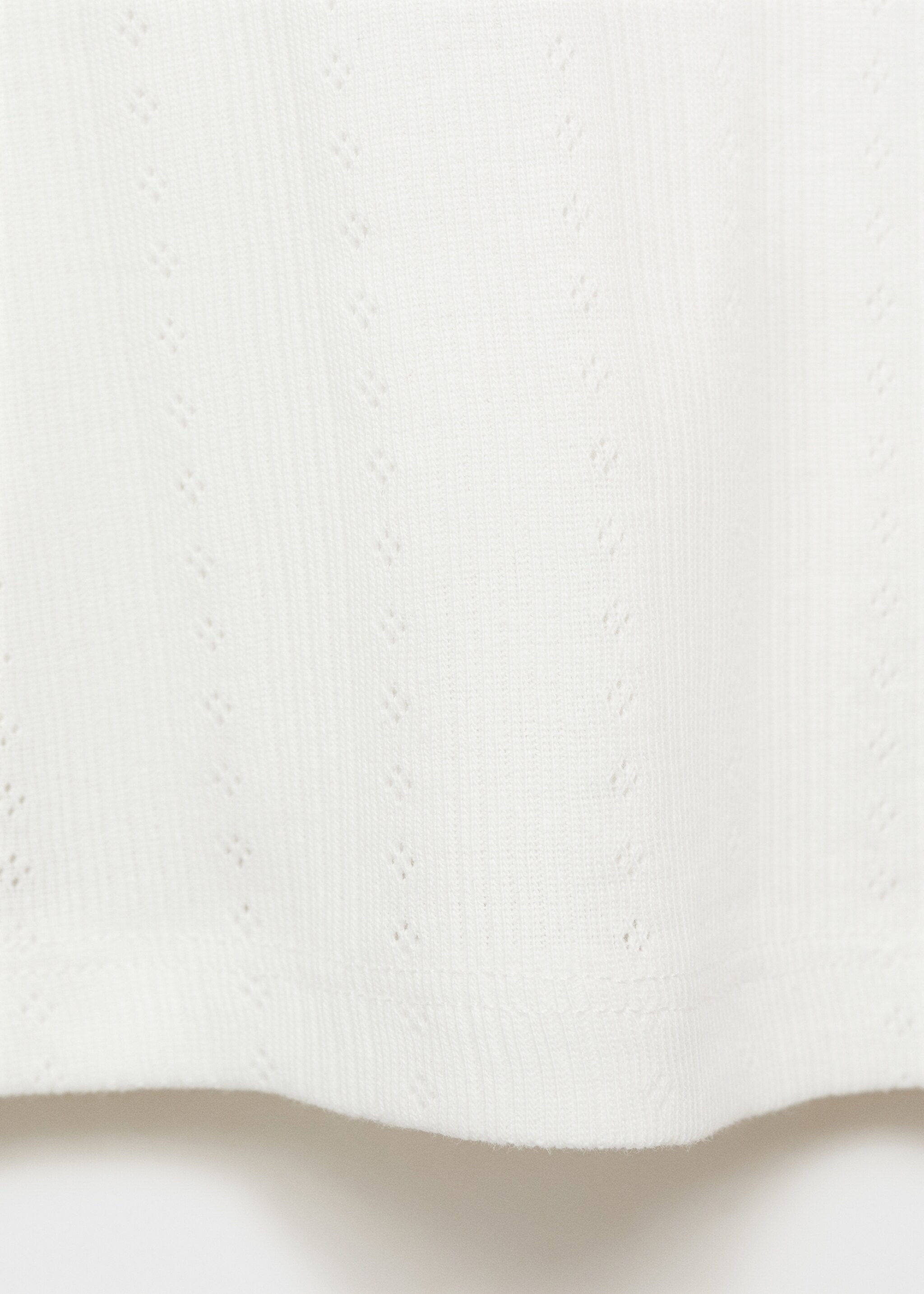 Cropped short-sleeved t-shirt - Details of the article 0