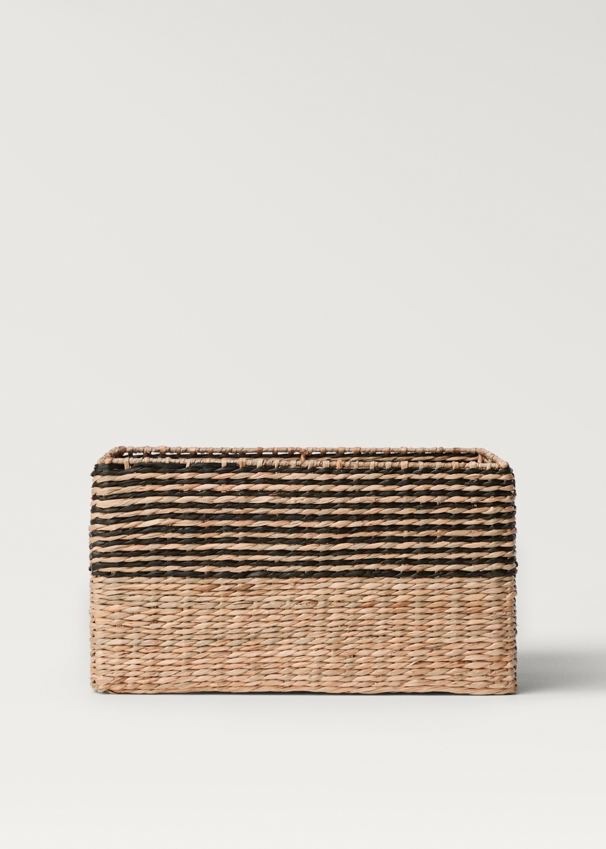 Coș seagrass mic cu model cu dungi - Articol fără model