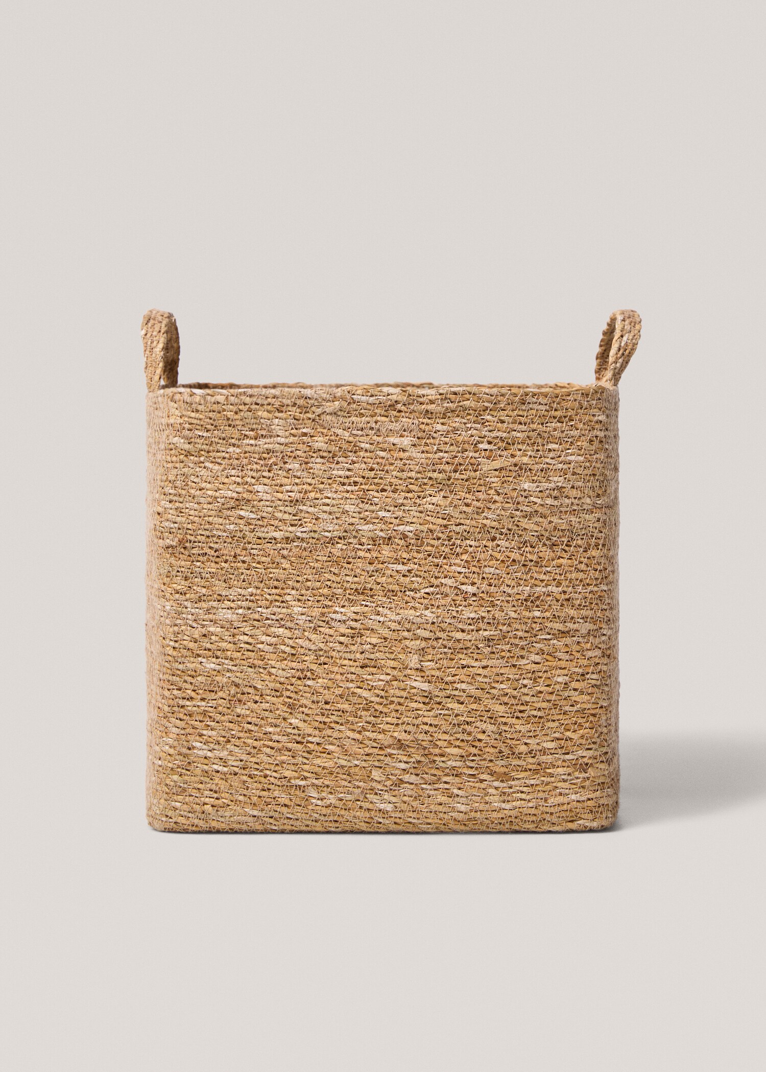 Panier en jonc de mer avec petites anses - Article sans modèle