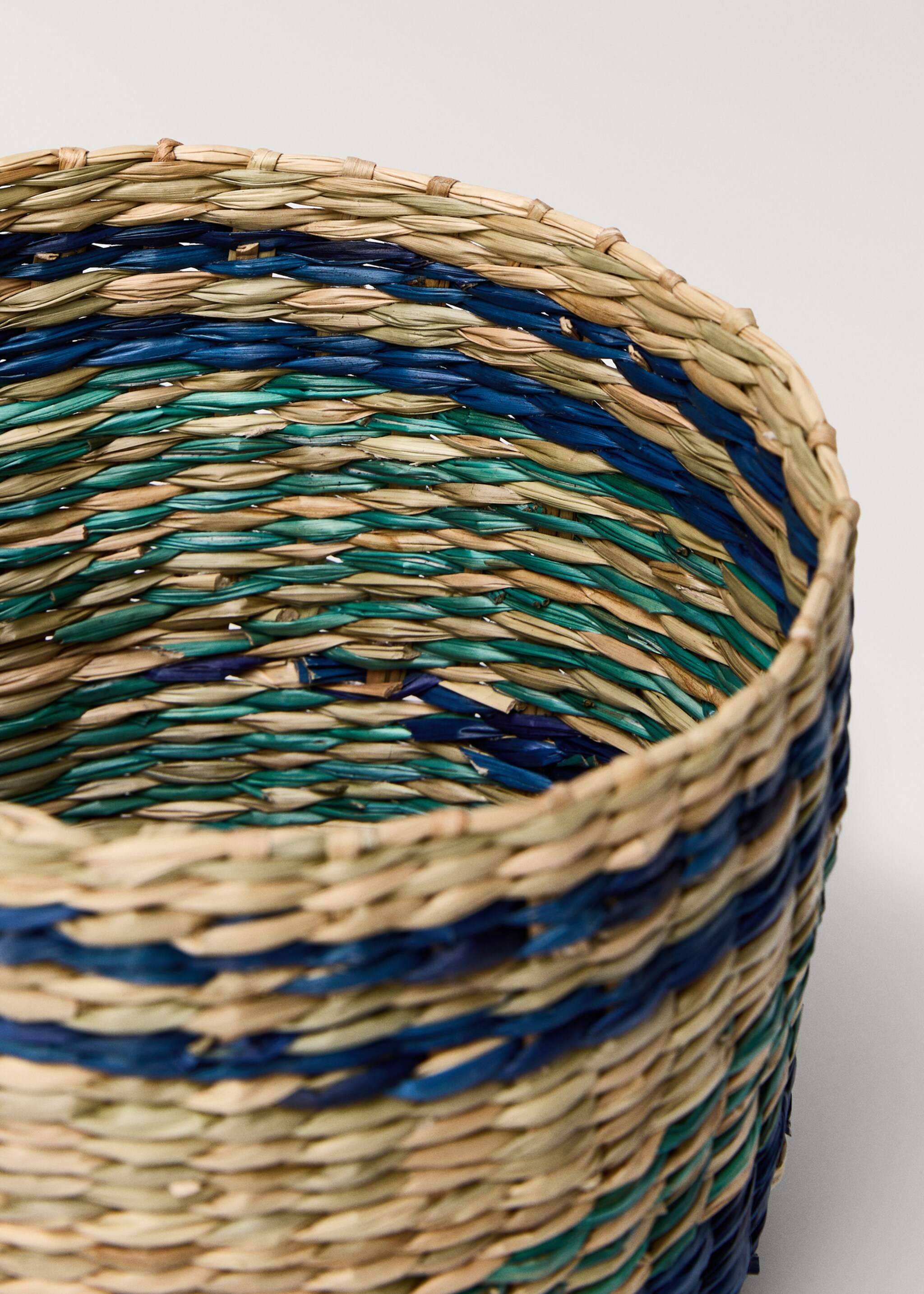 Cesta seagrass colores con tapa pequeña - Detalle del artículo 2