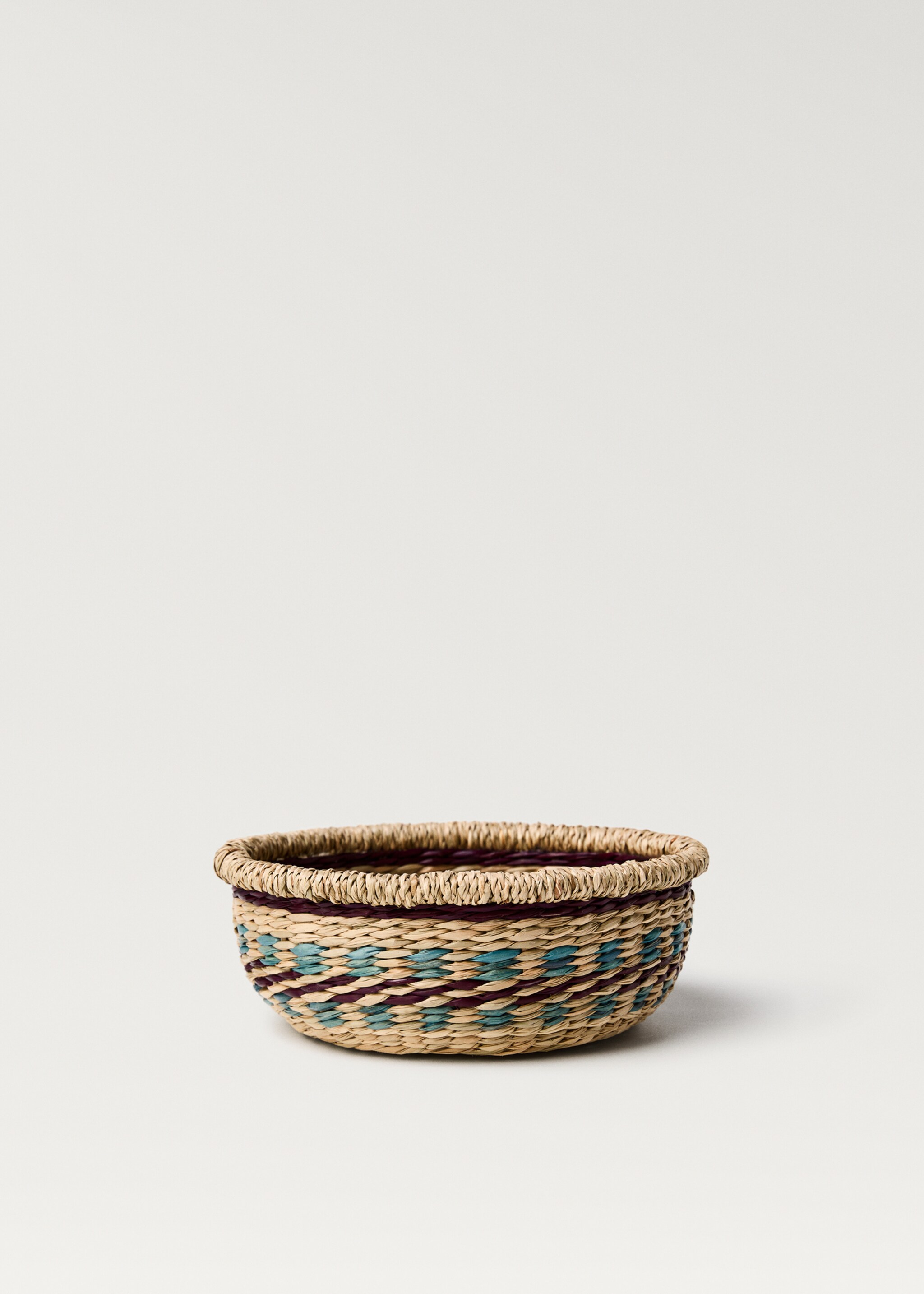 Small coloured seagrass basket - Article without model