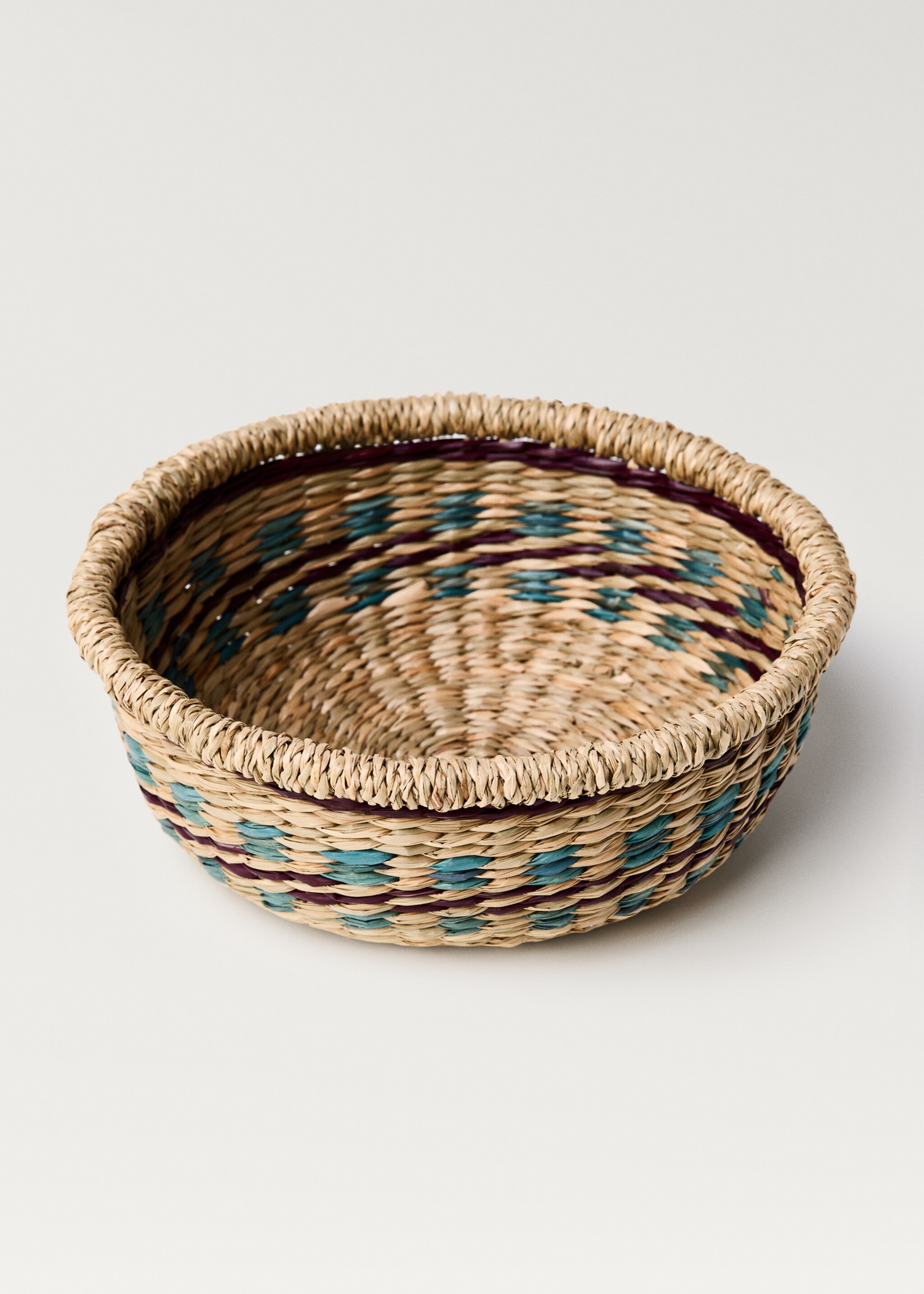 Small coloured seagrass basket - Details of the article 1