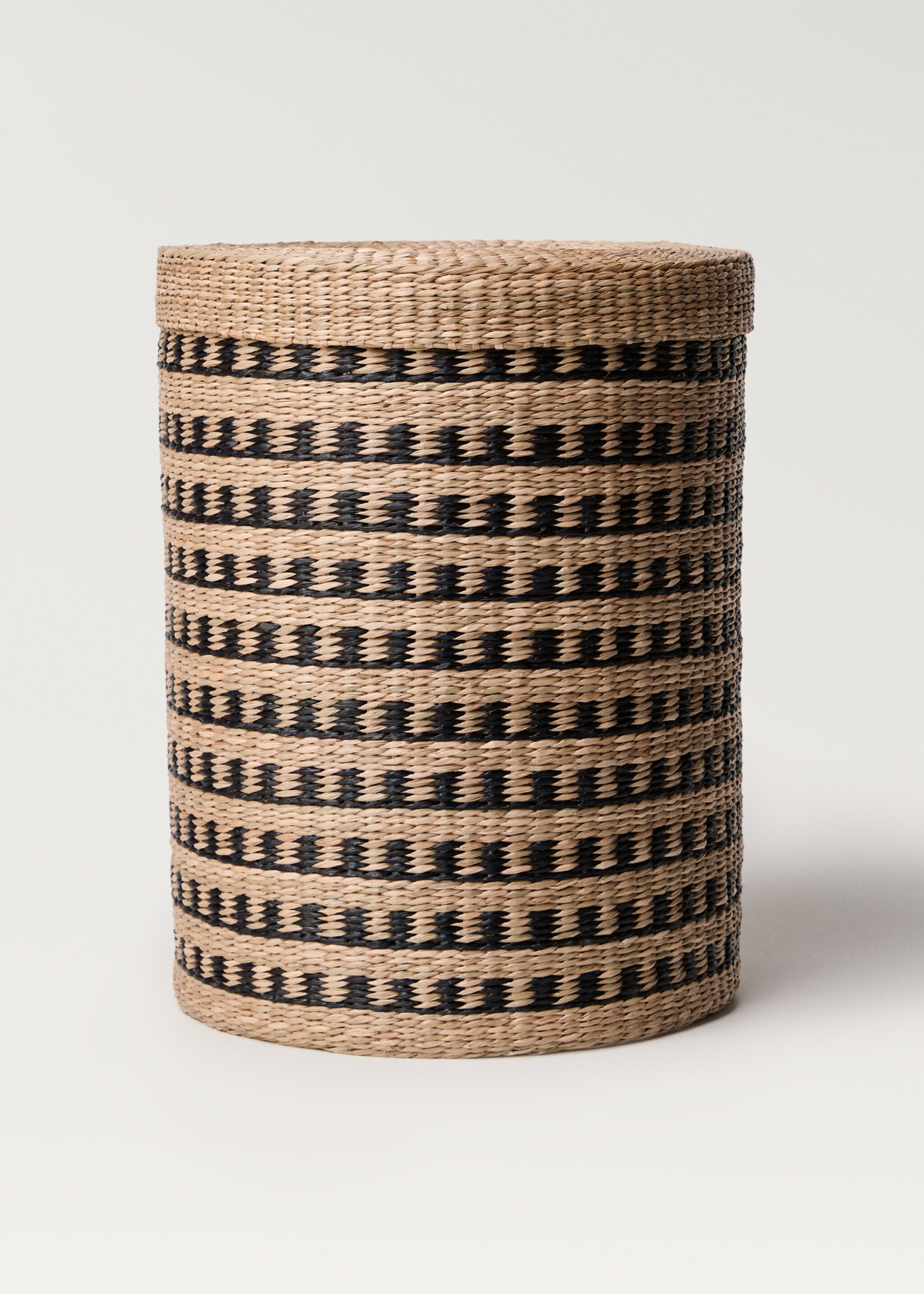 Seagrass basket with round lid - Article without model