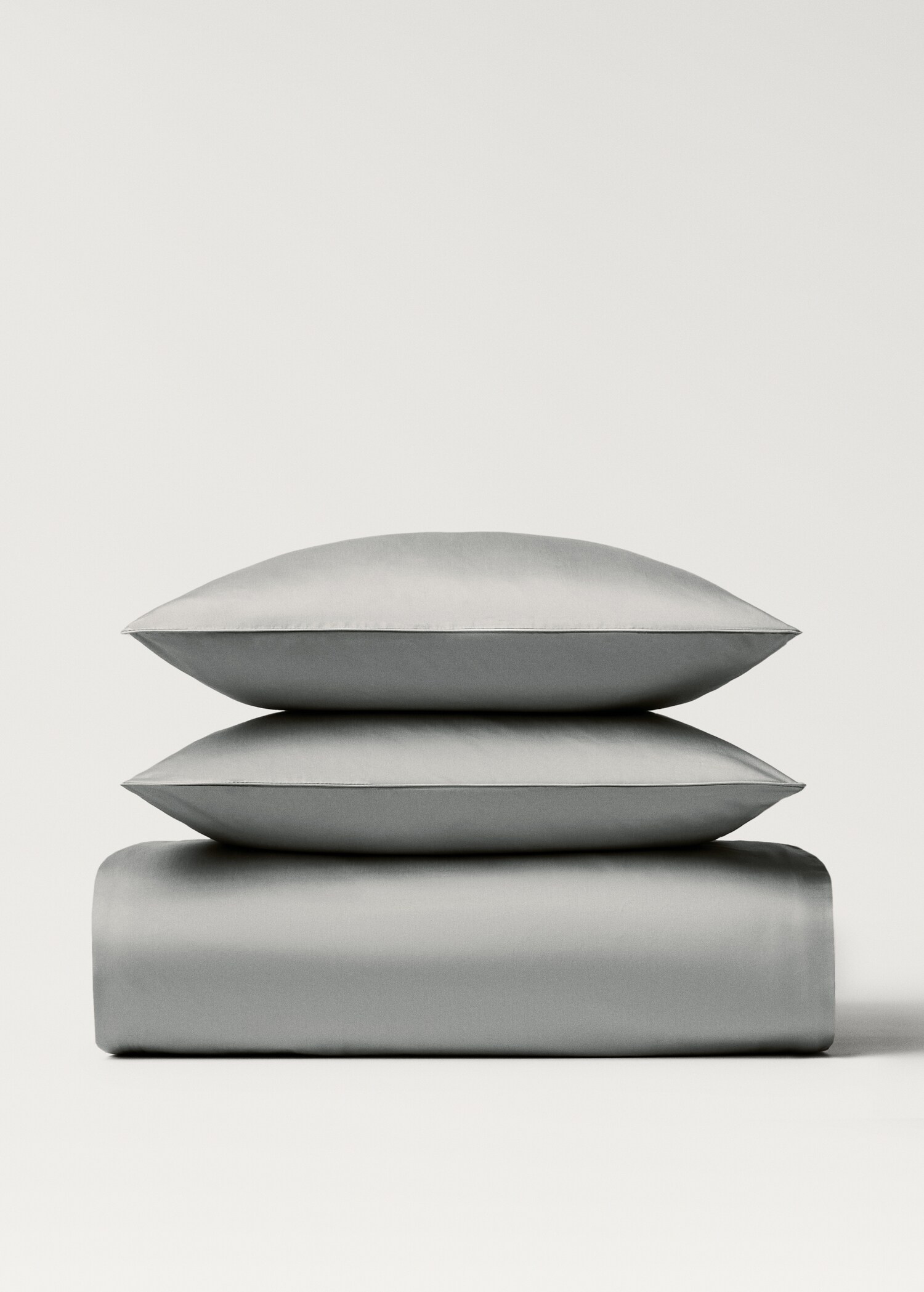 600-thread count satin cotton duvet cover for 135/140 cm bed - Article without model