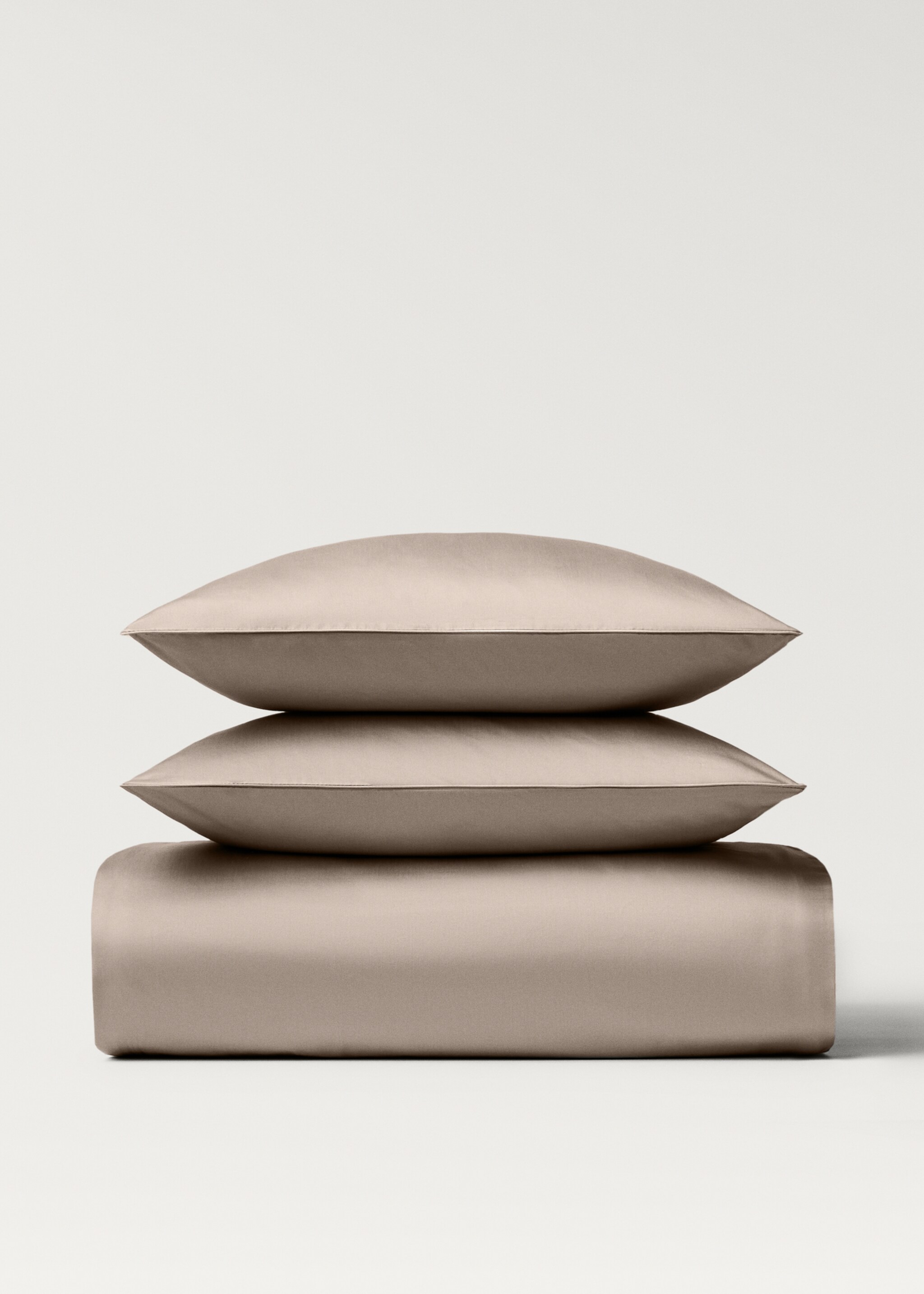 600-thread count satin cotton duvet cover, 150/160 cm - Article without model