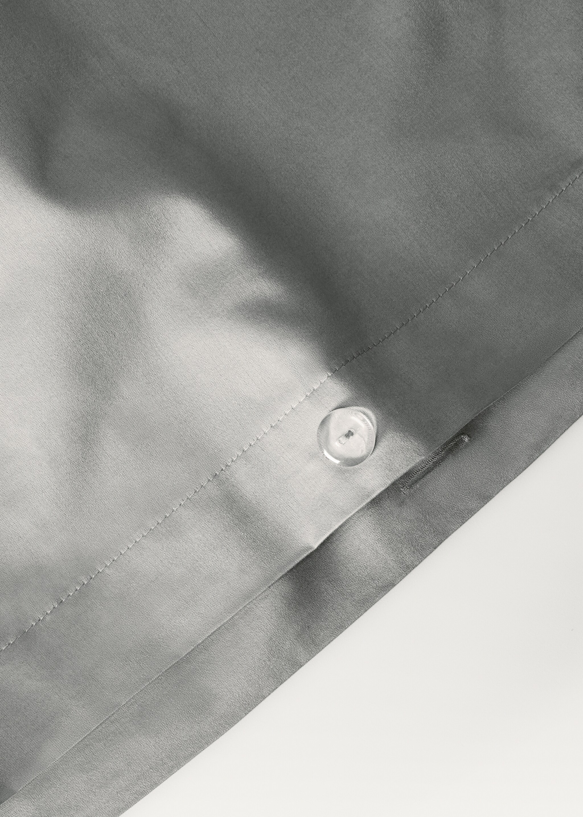 600-thread count satin cotton duvet cover, 150/160 cm - Details of the article 2