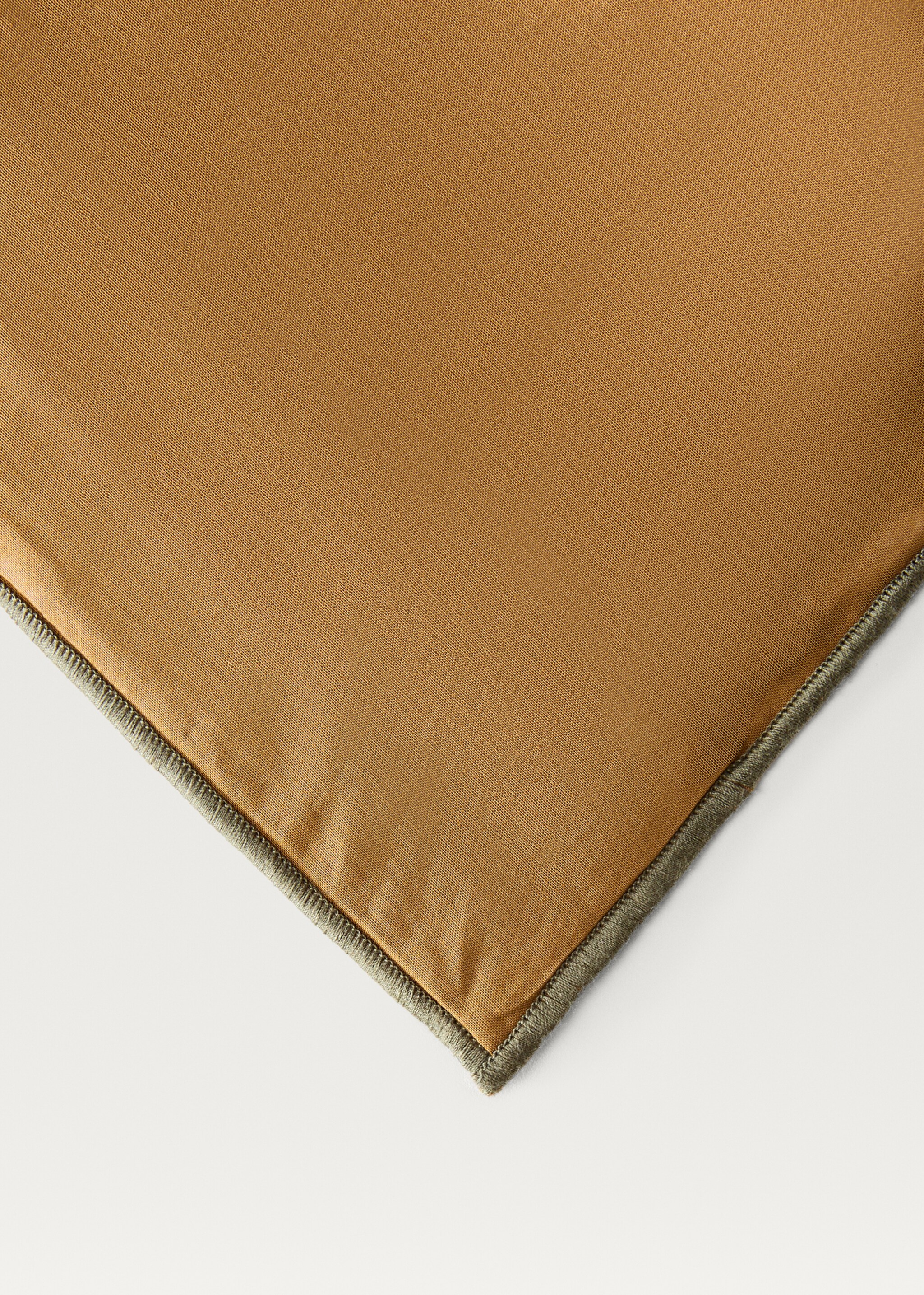 Reversible percale cotton duvet cover Single bed - Details of the article 4