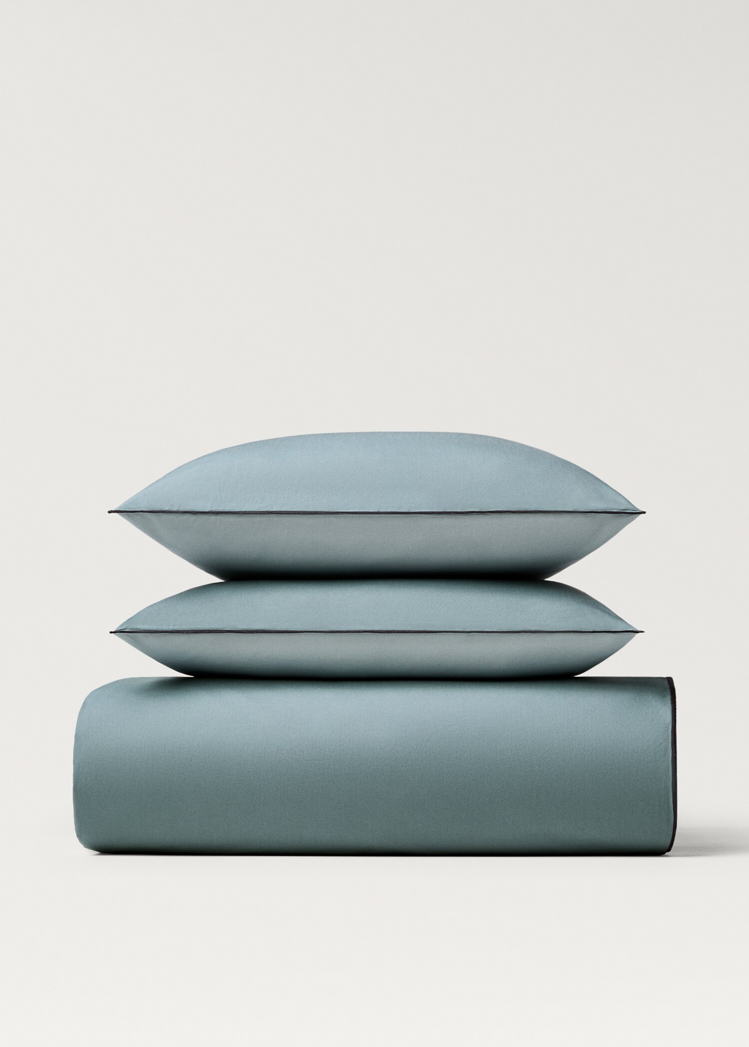 Reversible cotton percale duvet cover for 135 cm bed - Article without model