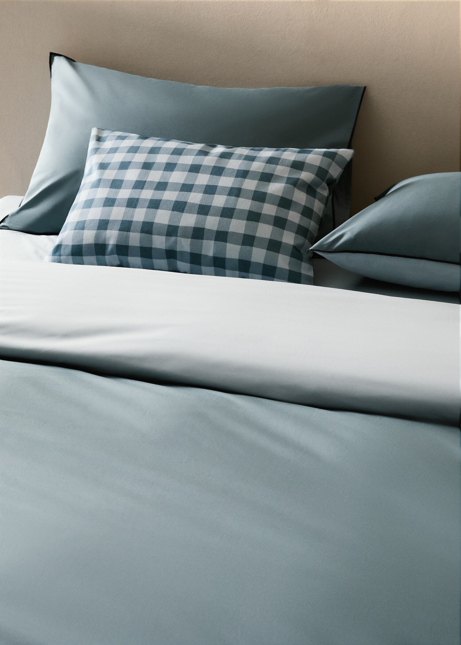 Reversible cotton percale duvet cover for 135 cm bed - Details of the article 7