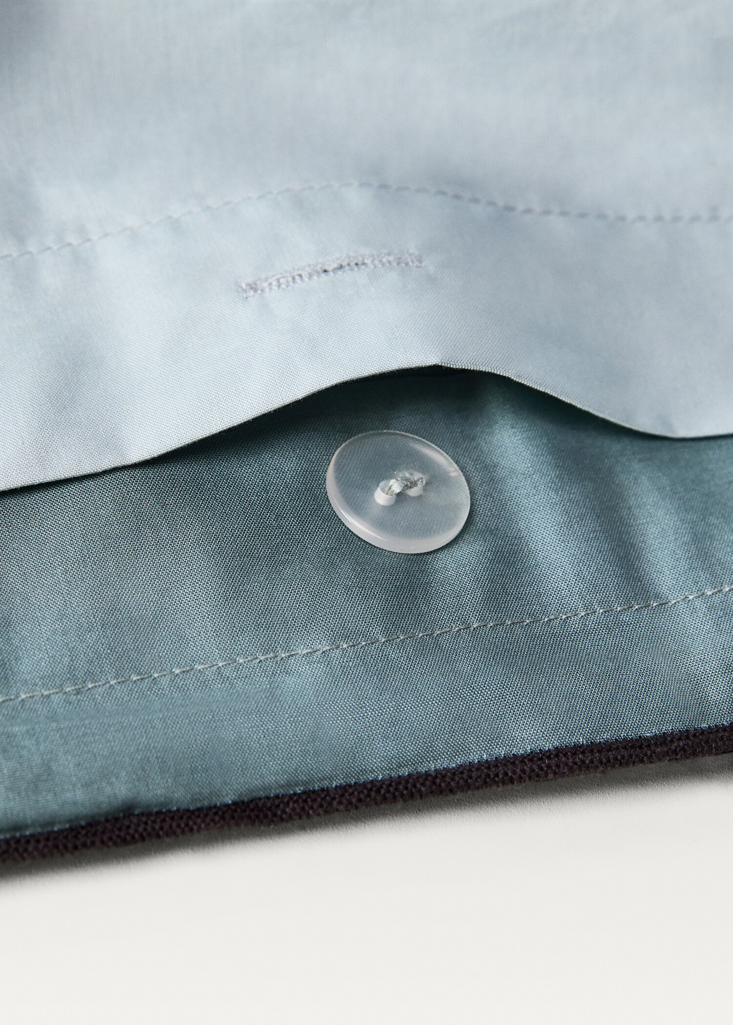 Reversible cotton percale duvet cover for 150/160 cm bed - Details of the article 2