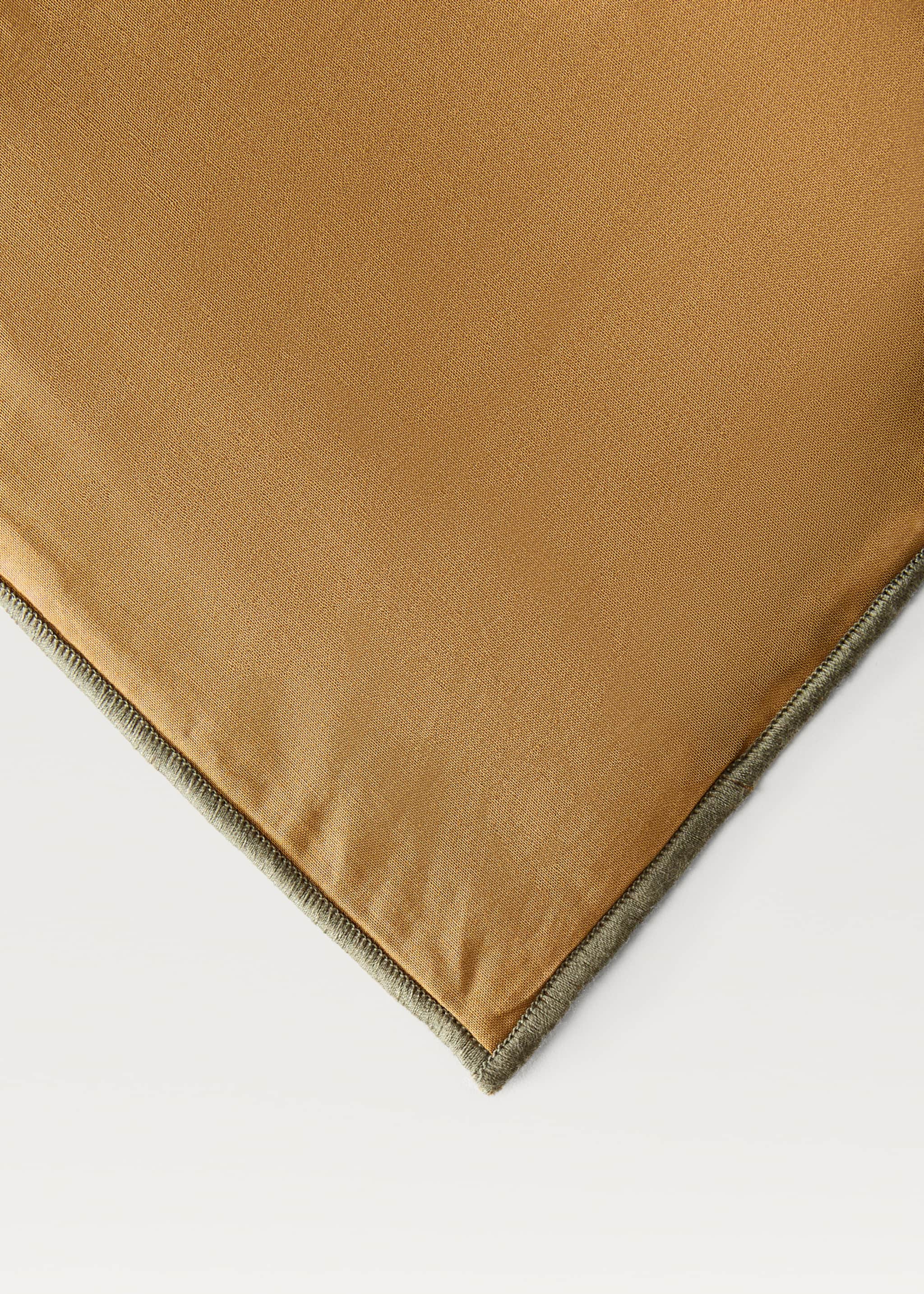 Reversible cotton percale duvet cover for 180/200 cm bed - Details of the article 4