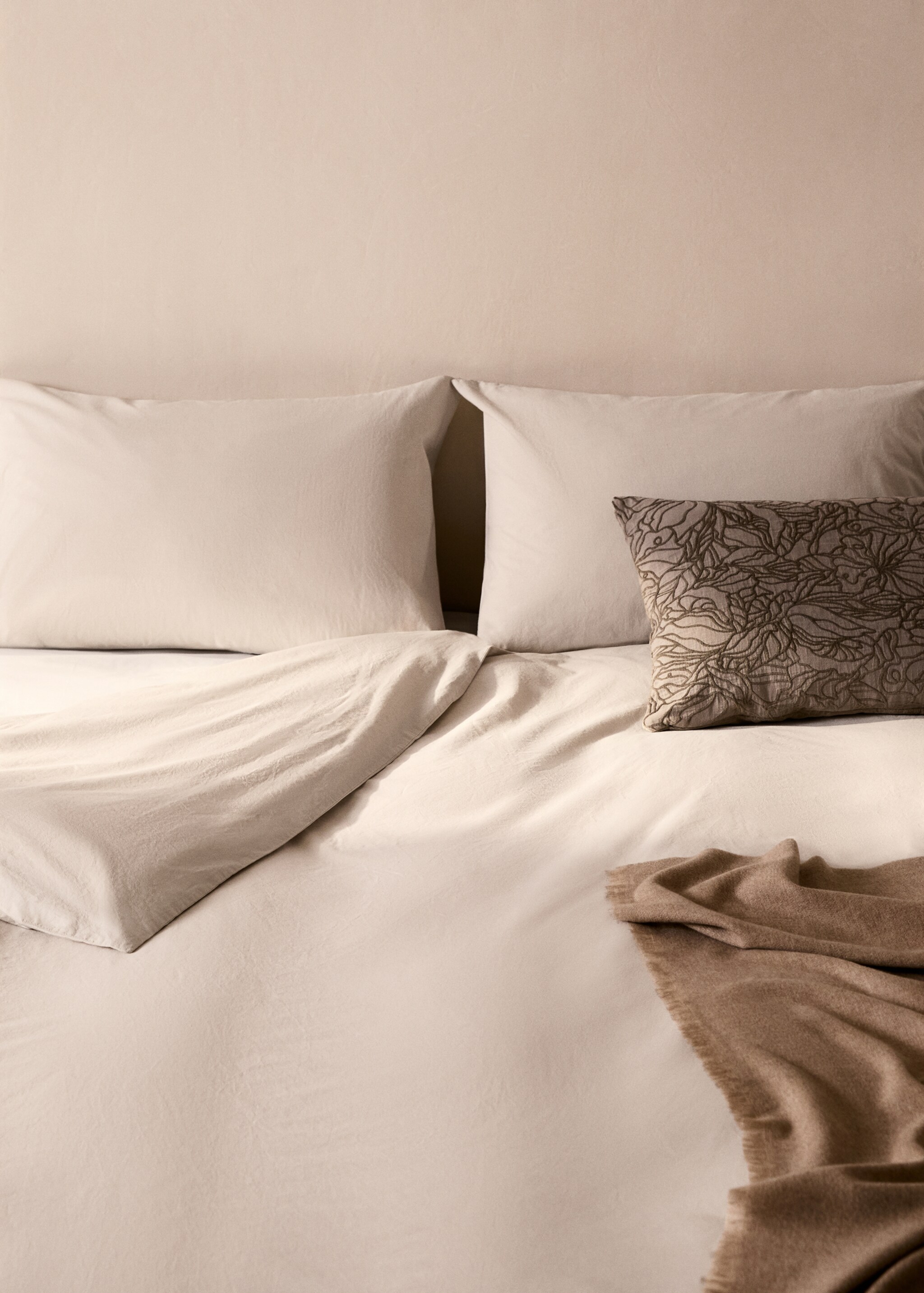 150/160cm washed cotton duvet cover - Details of the article 7