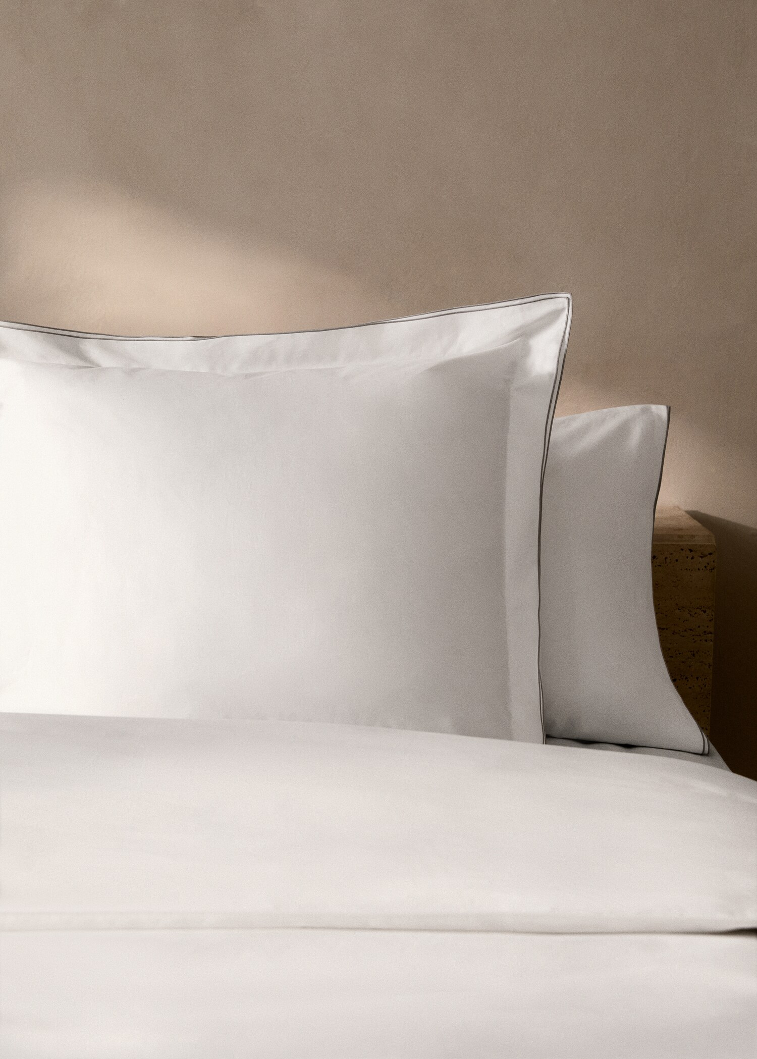Povlak na přikrývku bavlněný perkál overlock, na postel 90 cm - Detail zboží 7