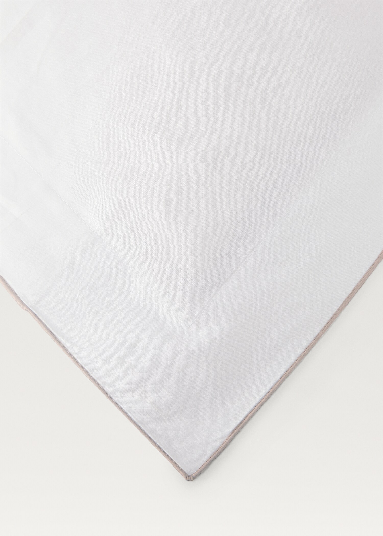 Housse de couette percale de coton overlock lit 150/160 cm - Détail de l'article 3