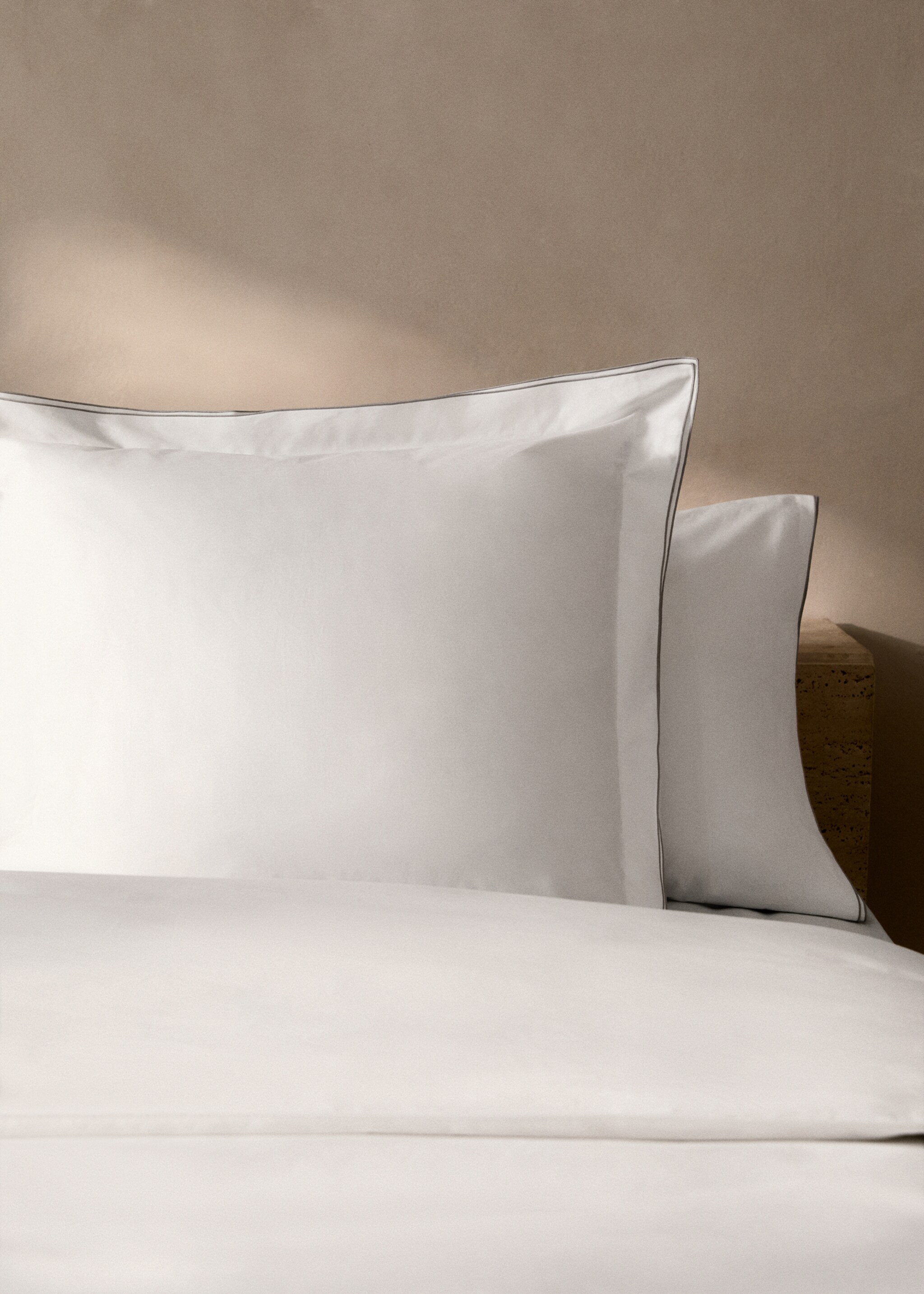 Cotton percale duvet cover with overlock, 150/160 cm - Details of the article 7