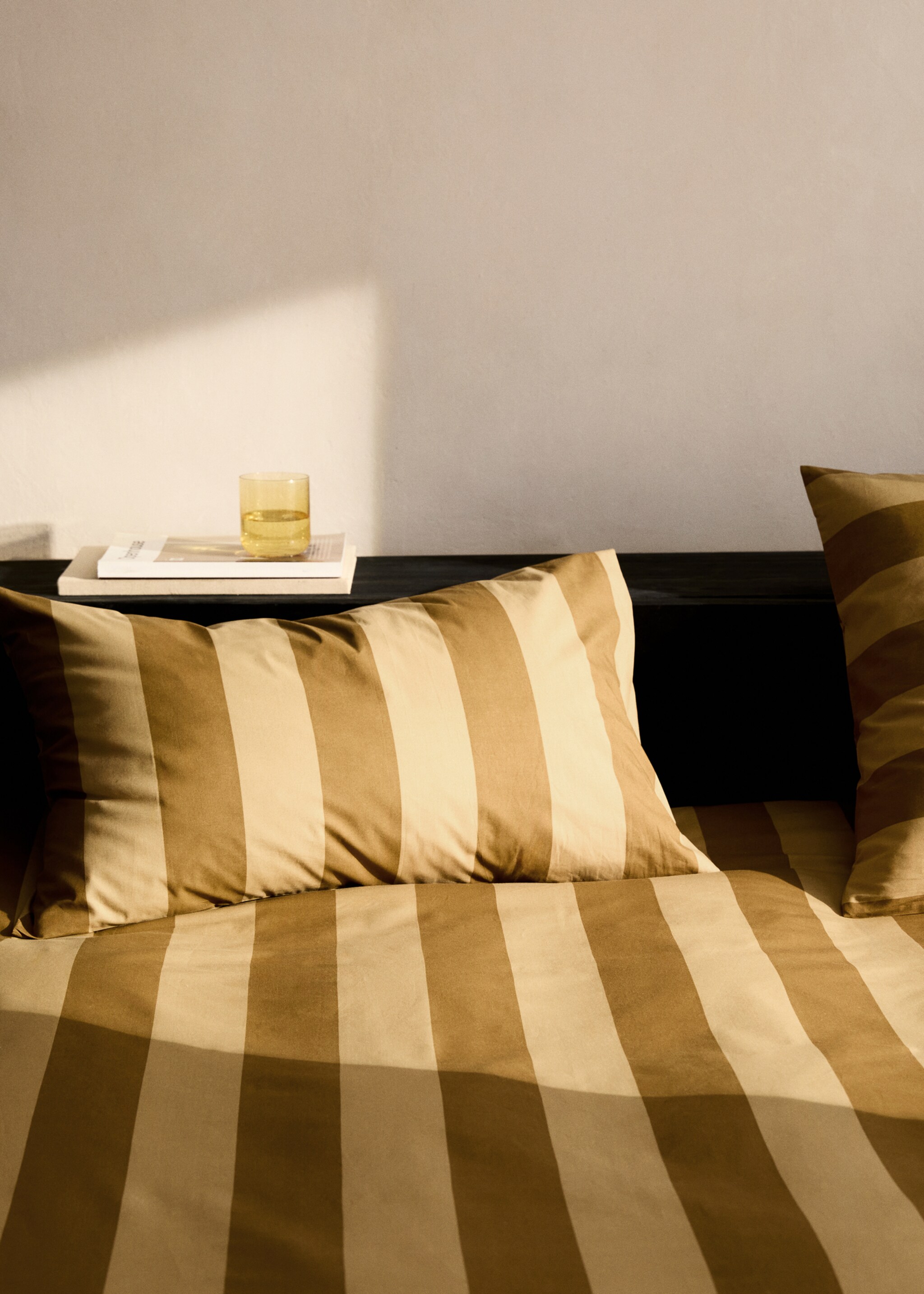 Cotton percale striped duvet cover for 180 cm bed - Details of the article 7