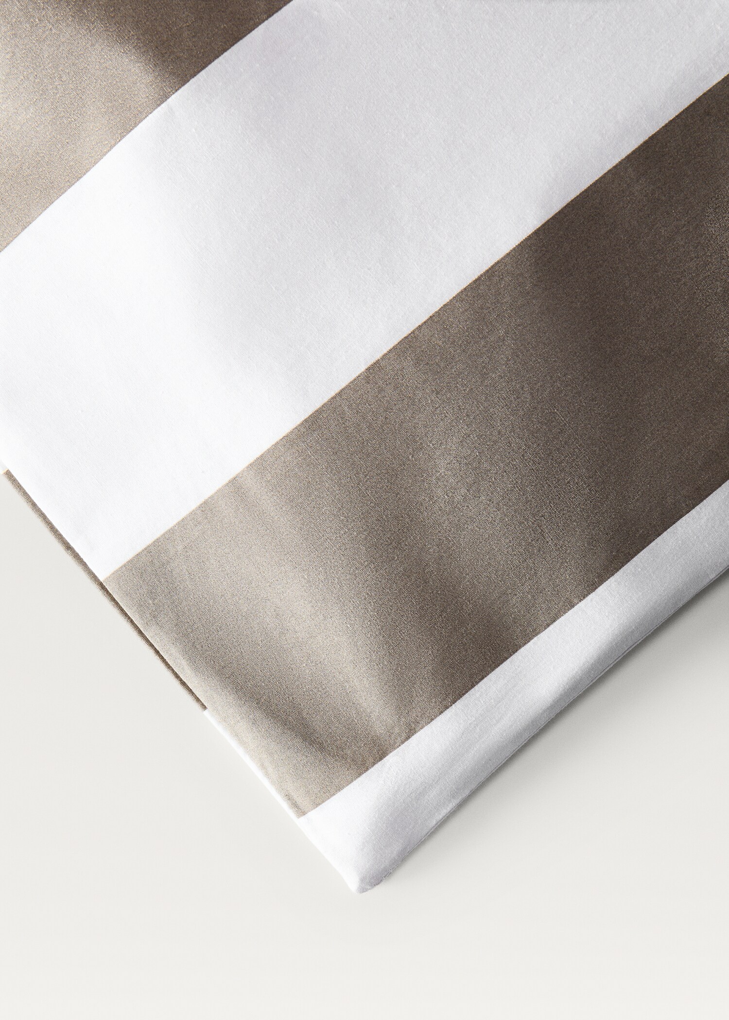 500-thread cotton percale striped duvet cover for 150/160 cm bed - Details of the article 3