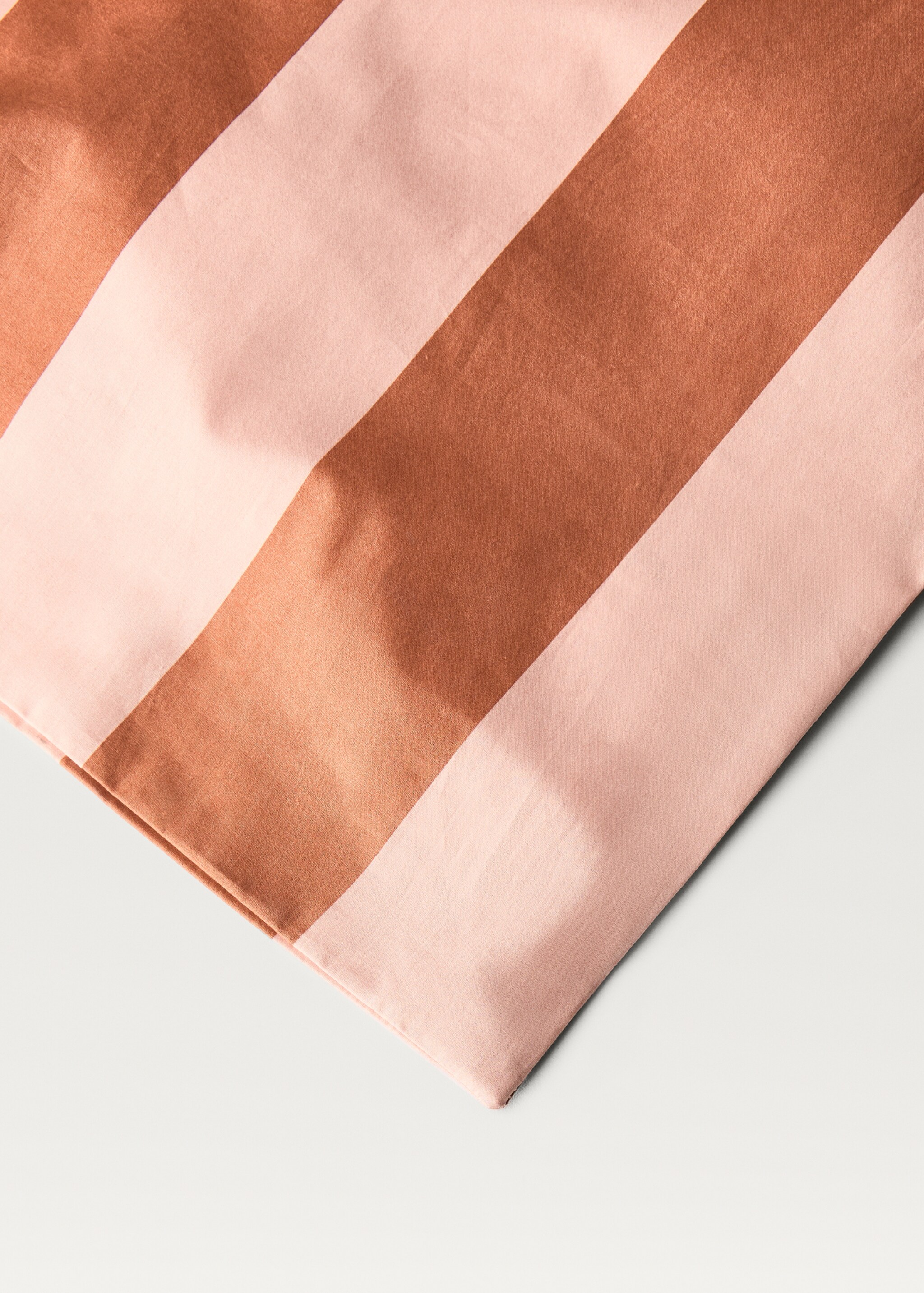 500-thread cotton percale striped duvet cover for 150/160 cm bed - Details of the article 3