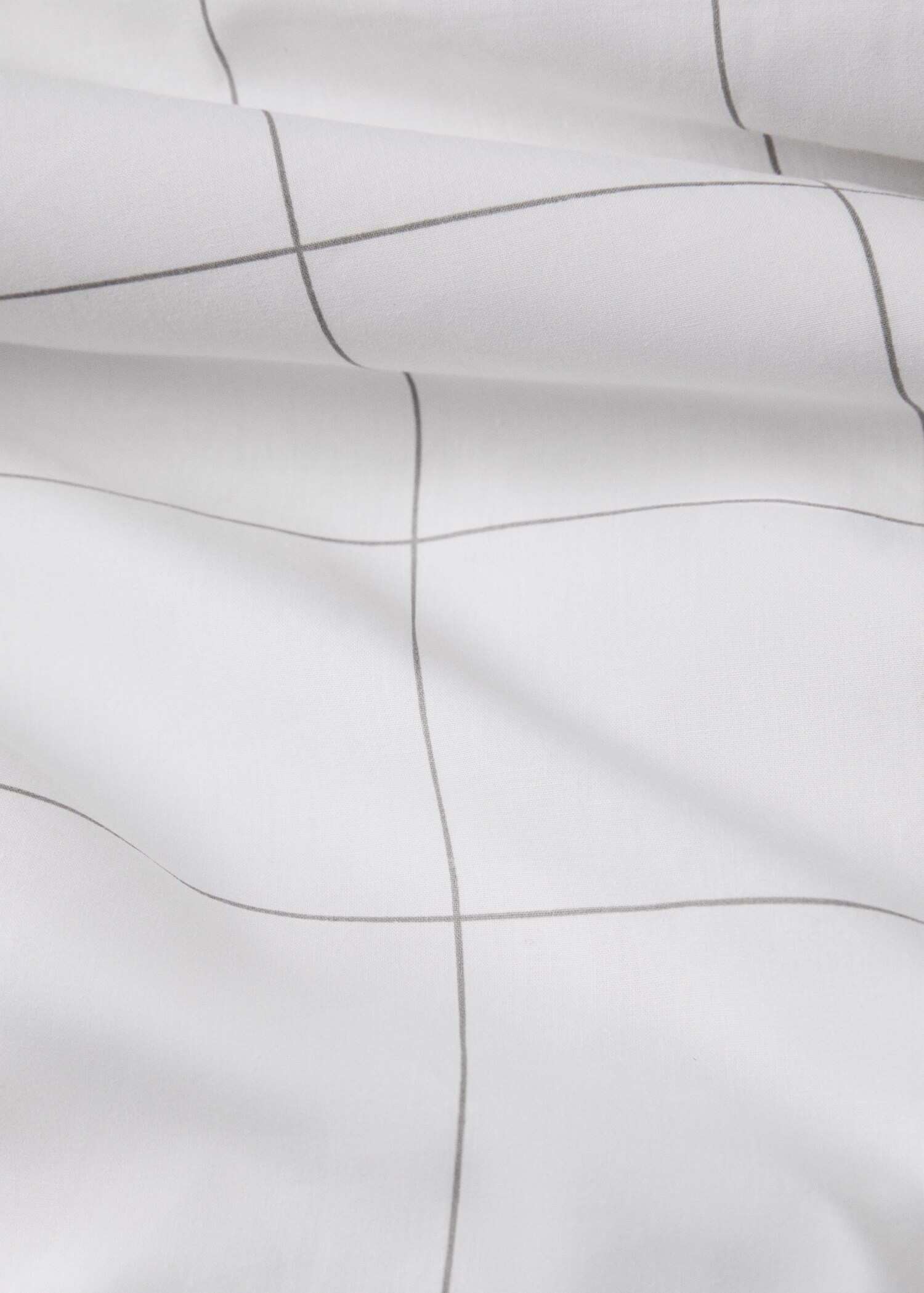 Funda nórdica algodón percal reversible rayas cama 135/140 cm - Plano medio
