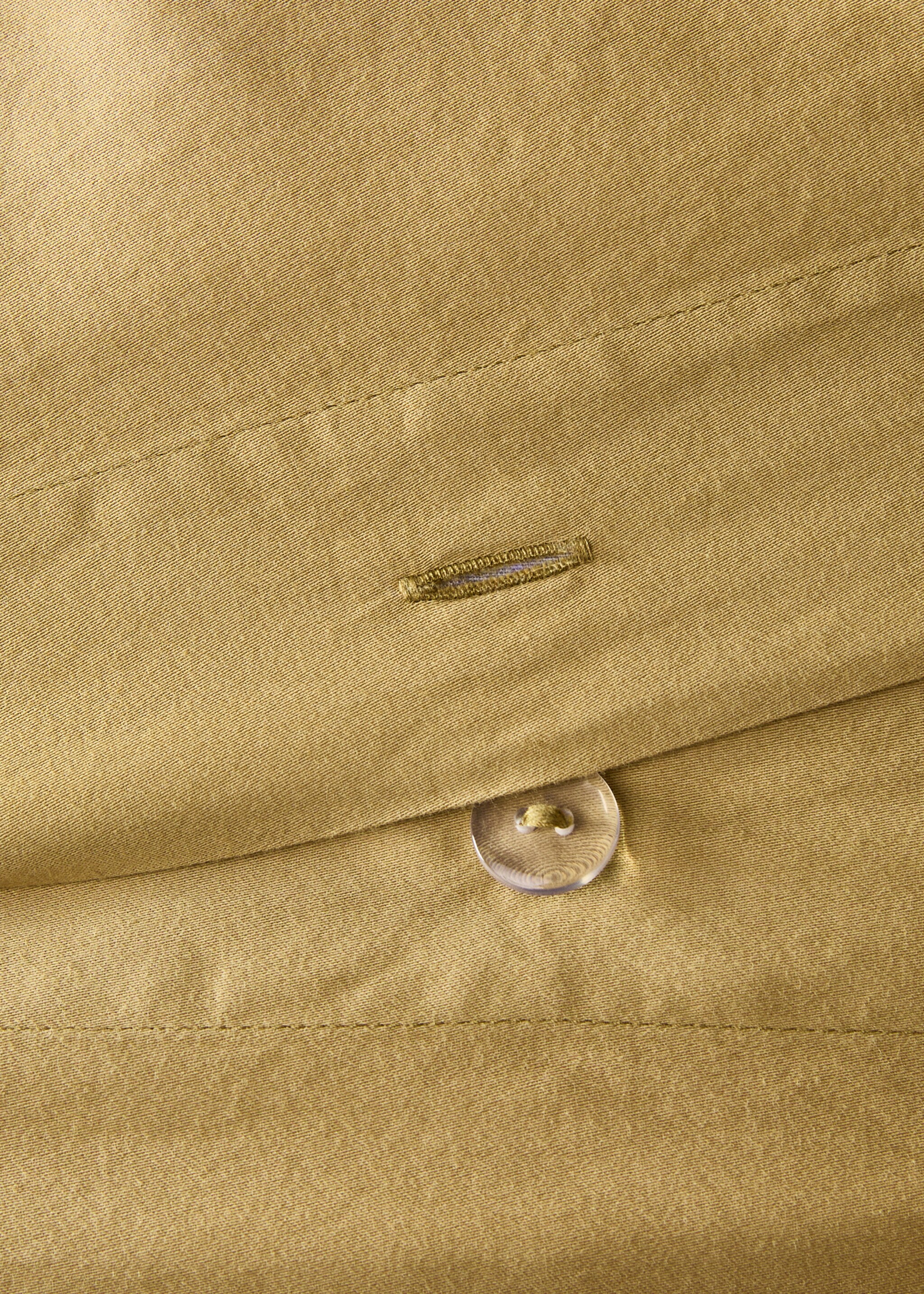 Washed cotton satin double-stitched duvet cover for 150/160 cm bed - Details of the article 2